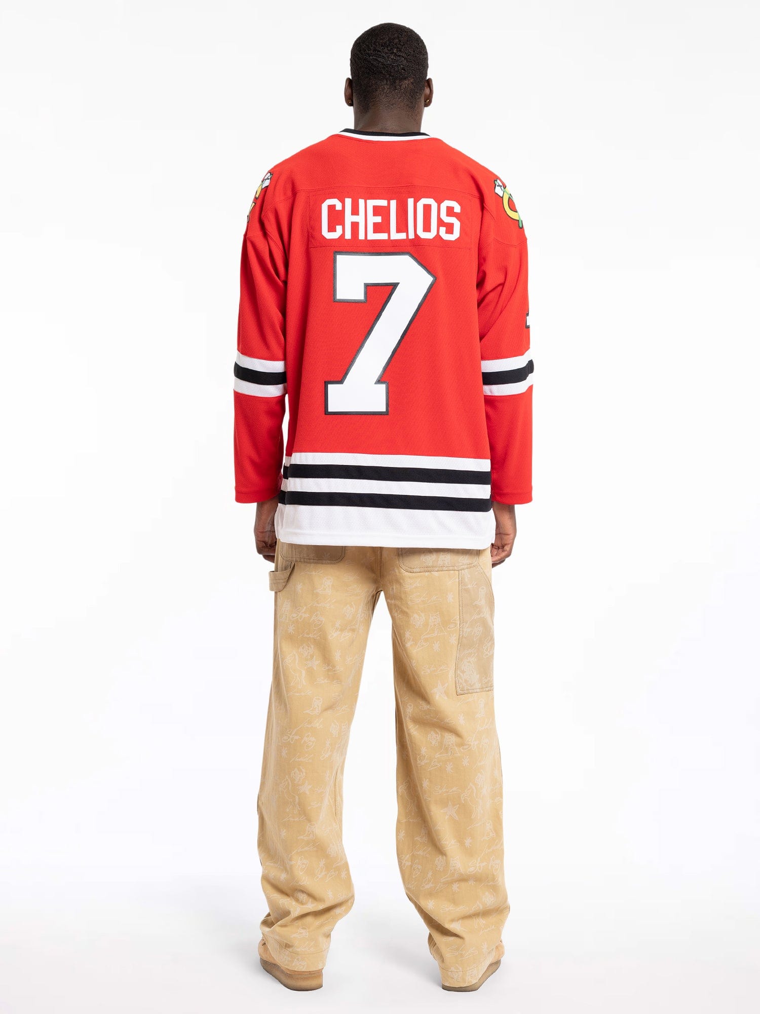 Mitchell And Ness Jerseys Chris Chelios Chicago Blackhawks Mitchell & Ness NHL 91 Blue Line Jersey
