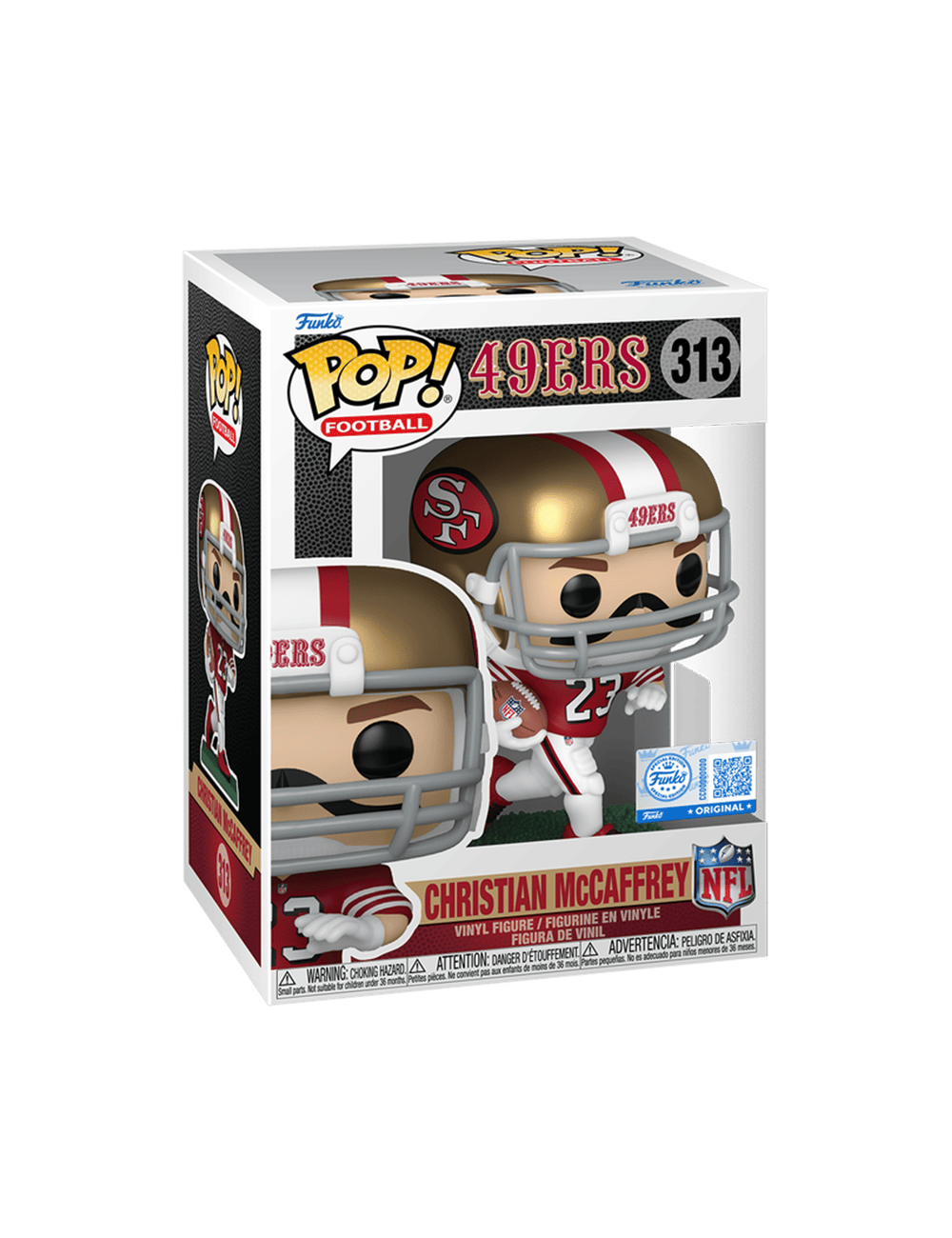 Funko Figures Christian McCaffrey San Francisco 49ers Funko NFL Alt Vinyl Pop Figure - 313