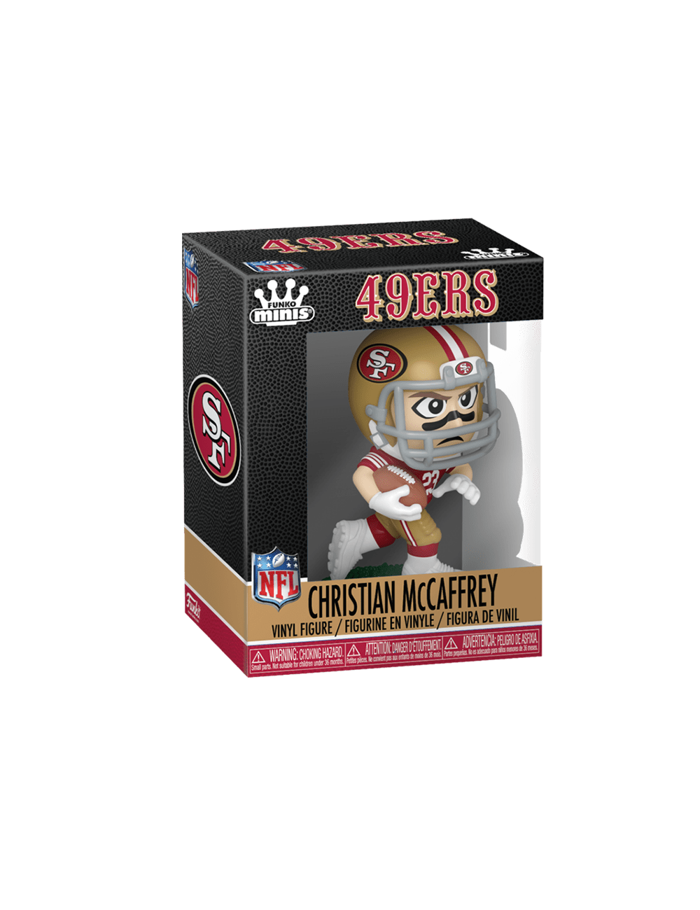 Funko Figures Christian McCaffrey San Francisco 49ers Funko NFL Mini 3" Vinyl Figure