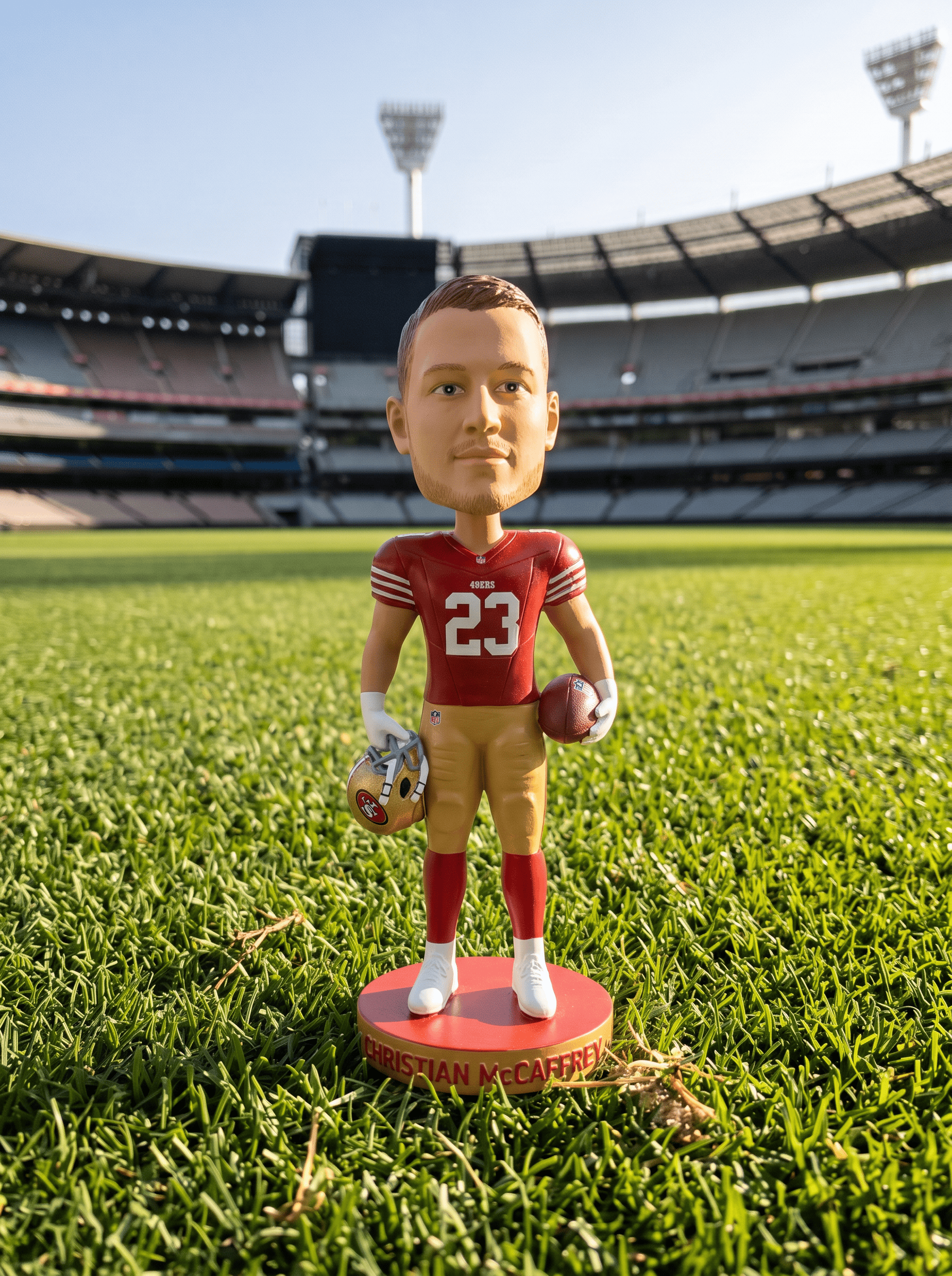 NFL Branded Figures Christian McCaffrey San Francisco 49ers NFL 18cm Bobblehead Figure