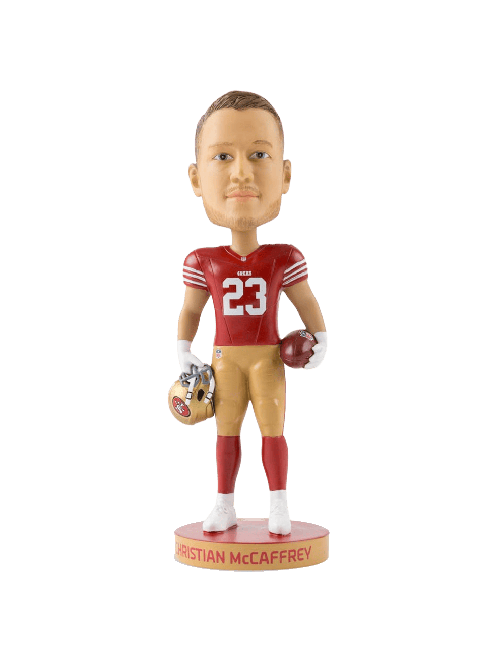 NFL Branded Figures Christian McCaffrey San Francisco 49ers NFL 18cm Bobblehead Figure