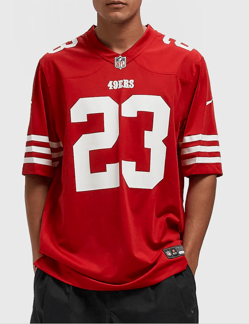 Nike Jerseys Christian McCaffrey San Francisco 49ers Nike NFL Game Jersey - Red
