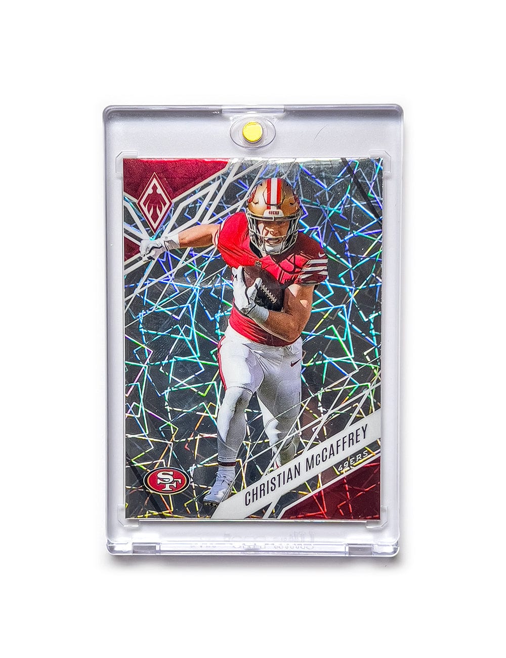 Panini Cards Christian McCaffrey San Francisco 49ers Panini NFL Phoenix Silver Lazer Card