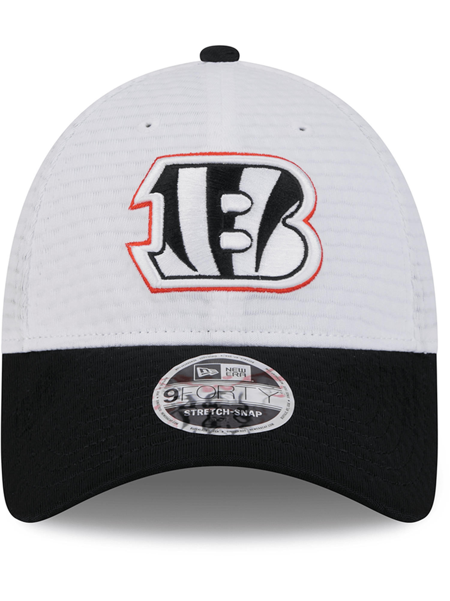 New Era Caps Cincinnati Bengals New Era NFL 24 Training 9FORTY Stretch-Snapback Hat - White