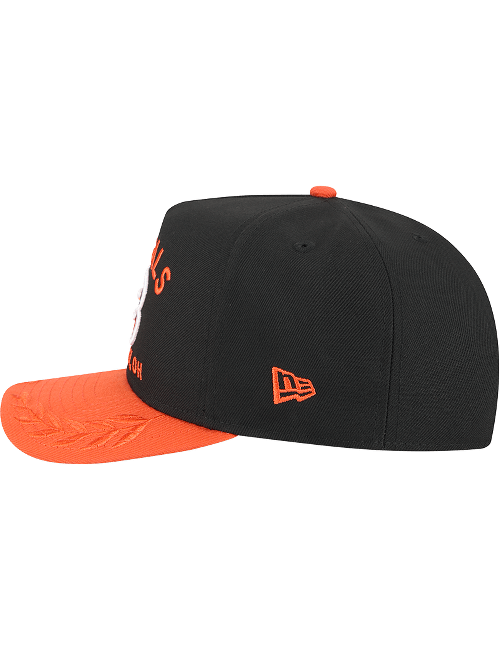 New Era Caps Cincinnati Bengals New Era NFL 25 Draft Pre-Curved 9FIFTY A-Frame Snapback Hat - Black