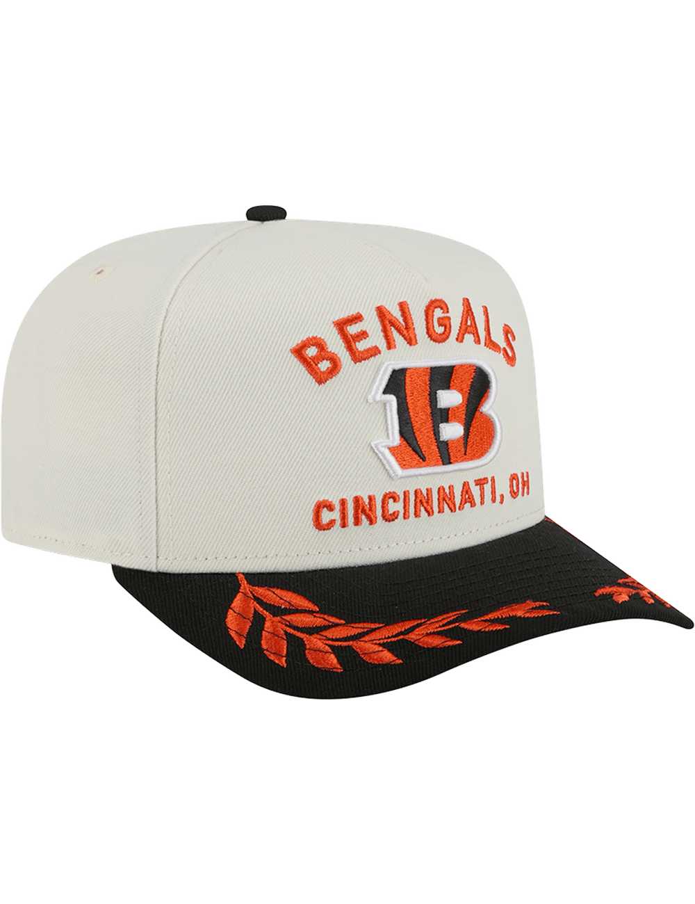 New Era Caps Cincinnati Bengals New Era NFL 25 Draft Pre-Curved 9FIFTY A-Frame Snapback Hat - Chrome