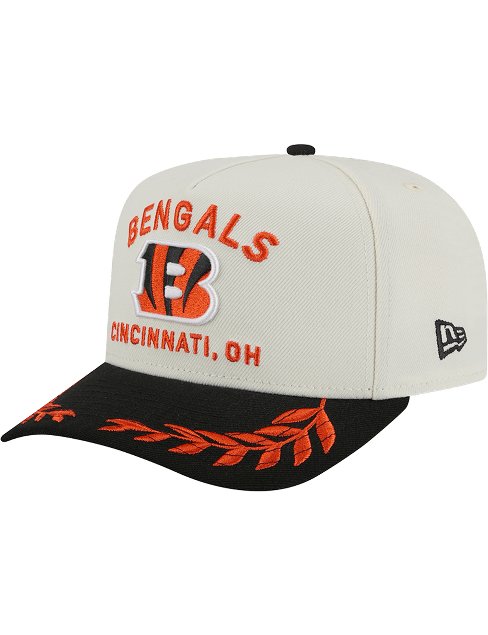 New Era Caps Cincinnati Bengals New Era NFL 25 Draft Pre-Curved 9FIFTY A-Frame Snapback Hat - Chrome