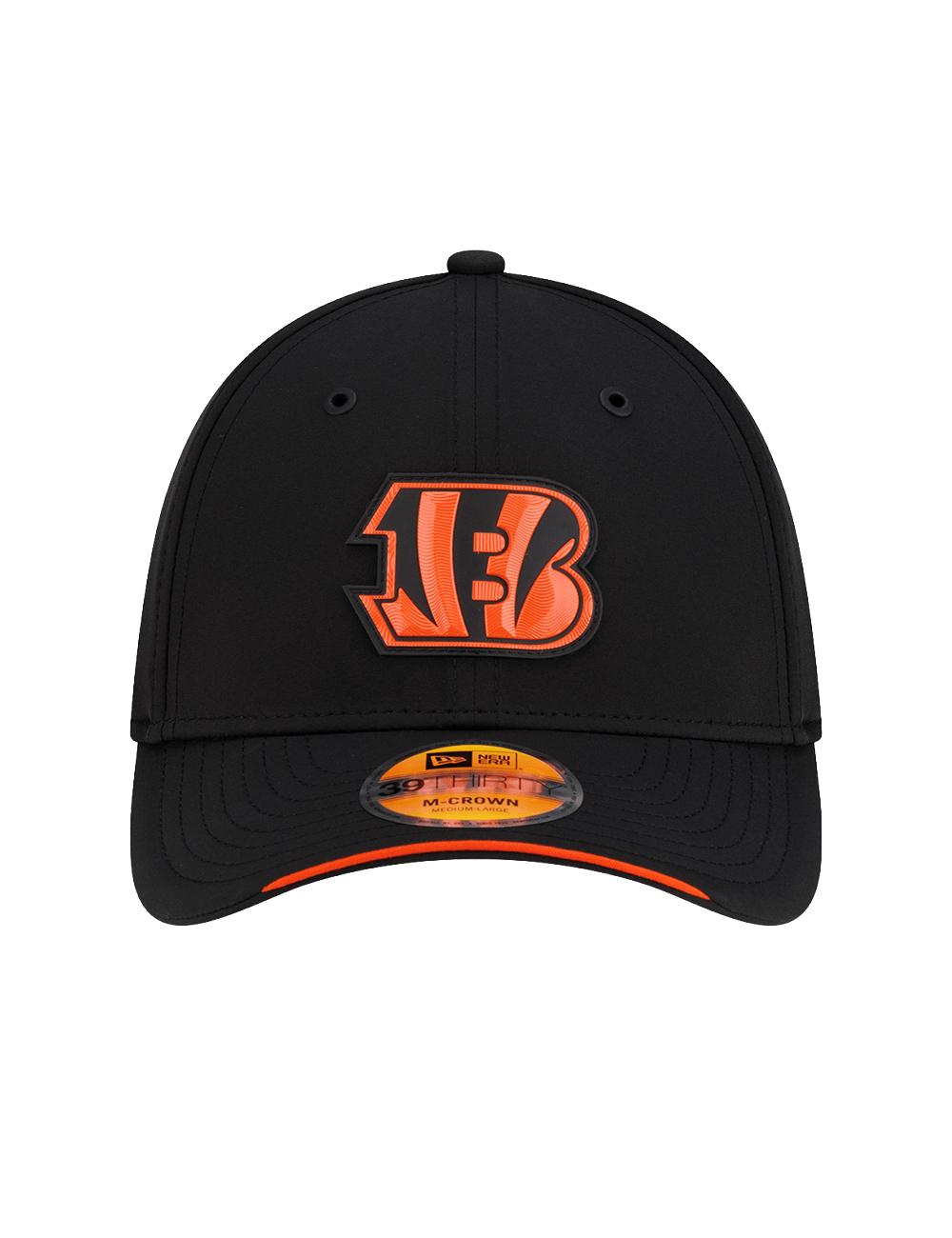 New Era Caps Cincinnati Bengals New Era NFL 26 Sideline 39THIRTY M-Crown Stretch-Fit Hat - Black