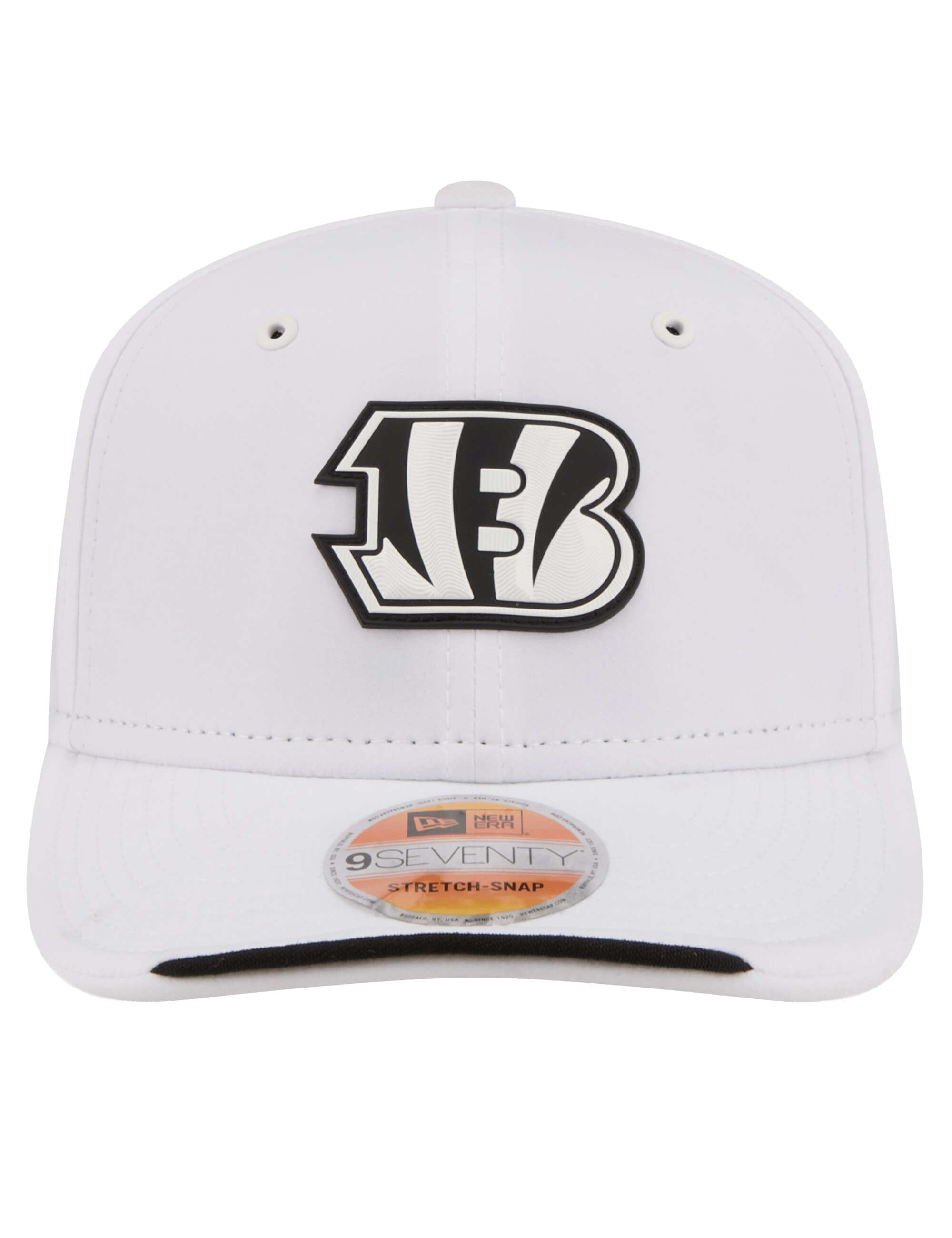 New Era Caps OSFM Cincinnati Bengals New Era NFL 26 Sideline Alt 9SEVENTY Stretch-Snapback Hat - White