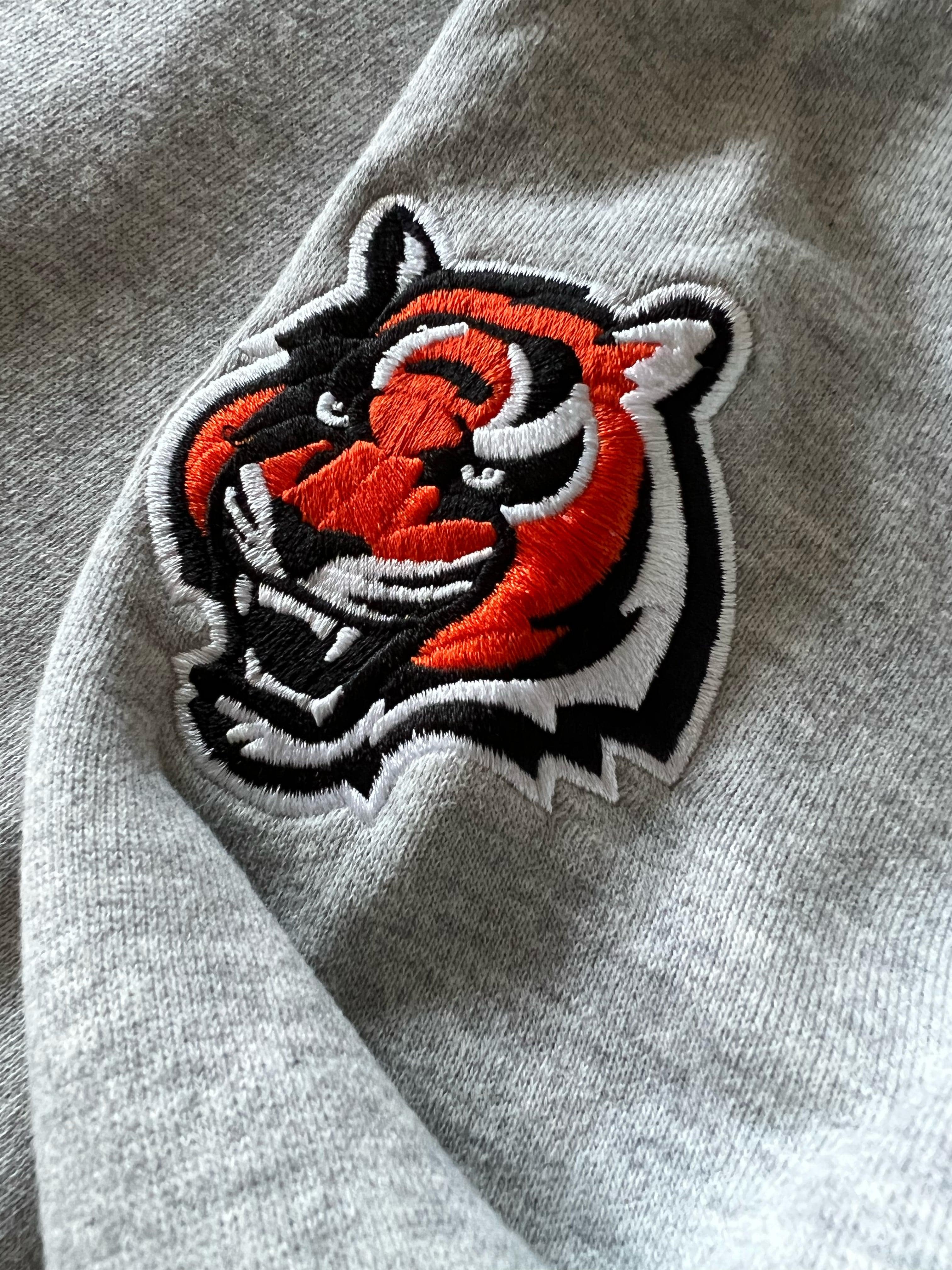 New Era Jumpers Cincinnati Bengals New Era NFL Block Arch Hoodie Jumper - Heather Grey