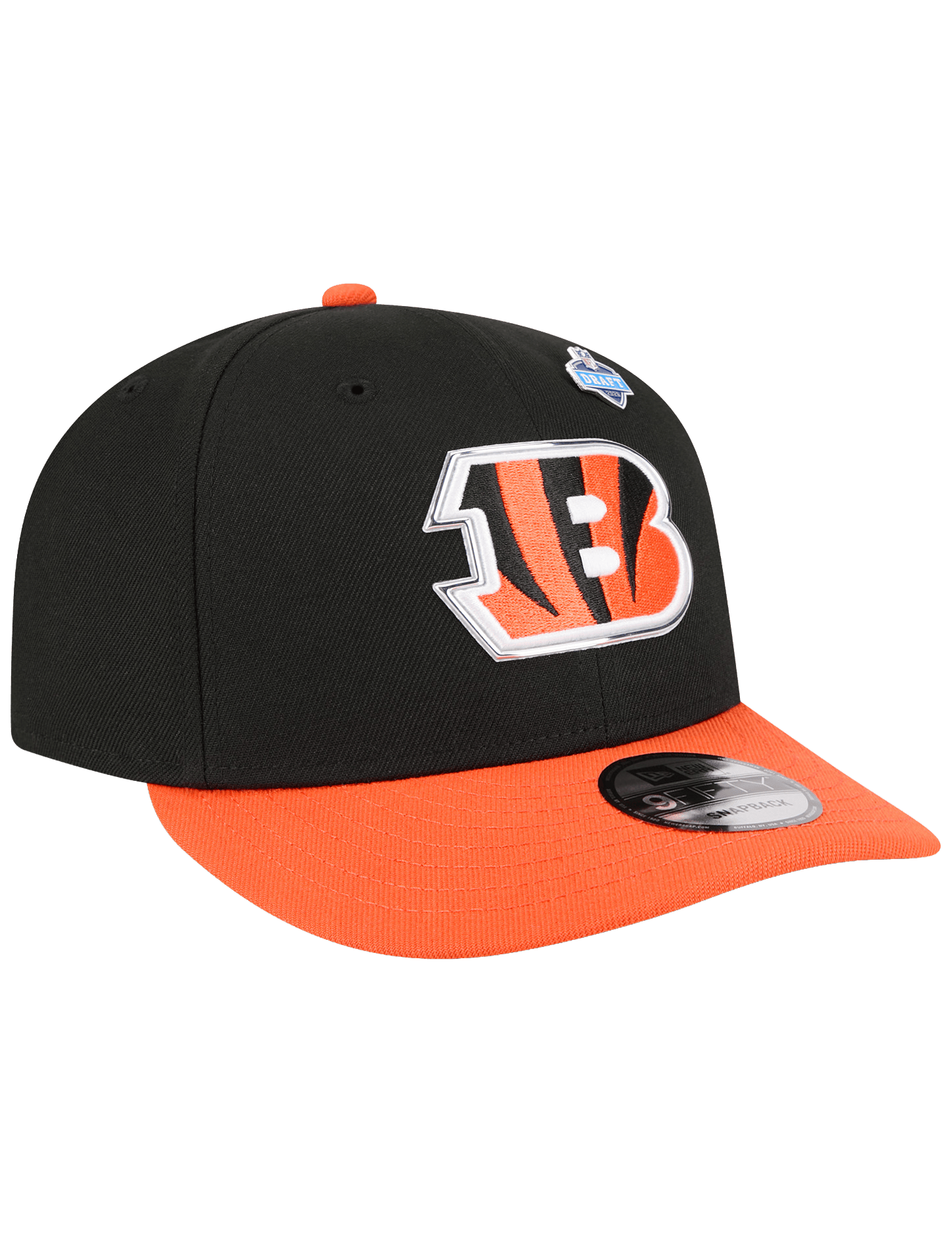 New Era Caps OSFM Cincinnati Bengals New Era NFL Draft 26 9FIFTY Pre-Curved Snapback Hat
