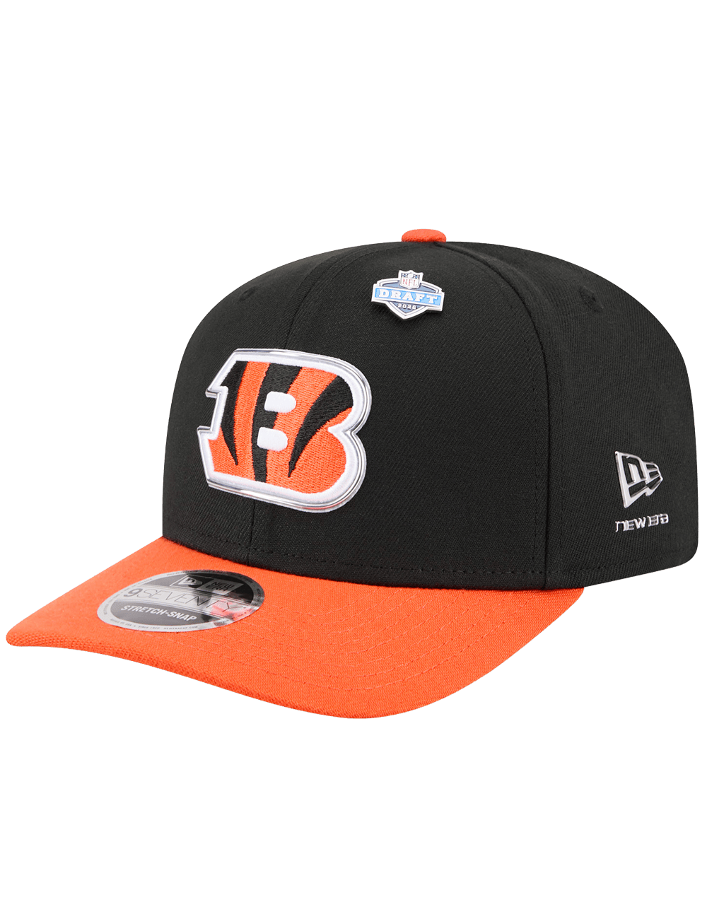 New Era Caps OSFM Cincinnati Bengals New Era NFL Draft 26 9SEVENTY Stretch-Snapback Hat