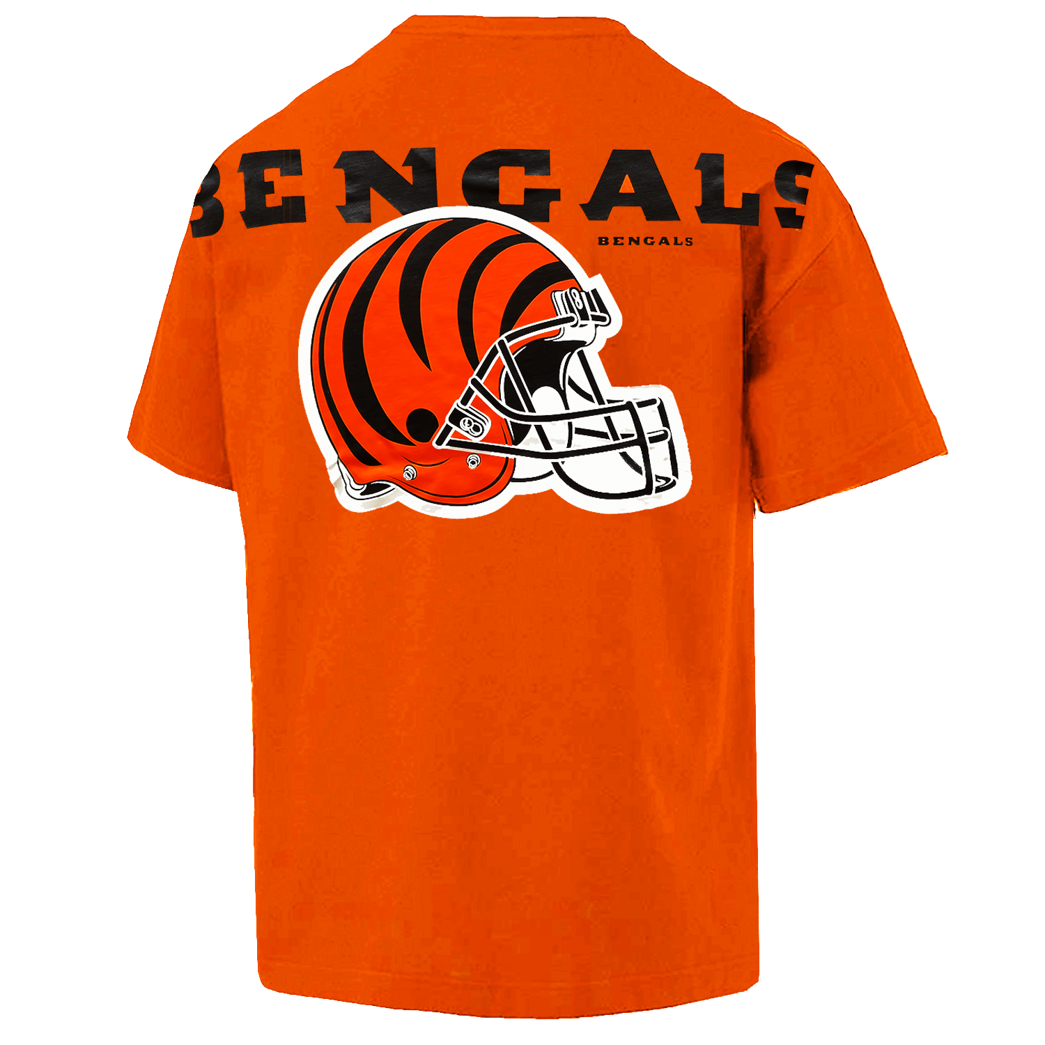 New Era T-Shirts Cincinnati Bengals New Era NFL Logo Select Oversized T-Shirt - Orange
