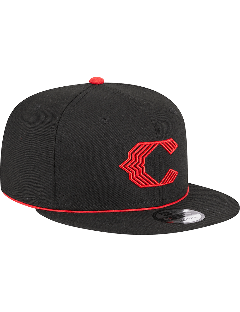 New Era Caps Cincinnati Reds New Era MLB City Connect 9FIFTY Snapback Hat - Black
