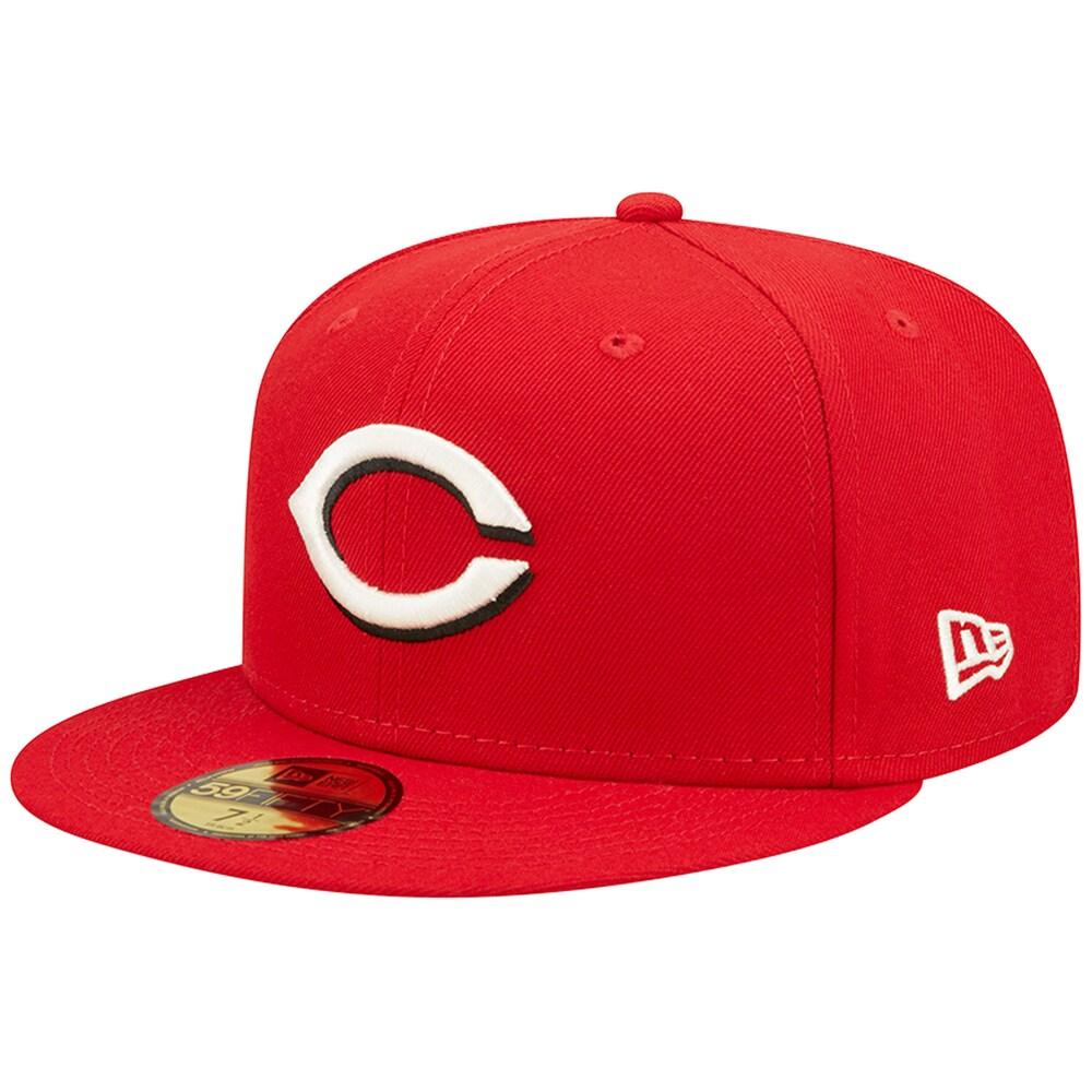 New Era Caps Cincinnati Reds New Era MLB Pop Sweat 59FIFTY Fitted Hat - Red