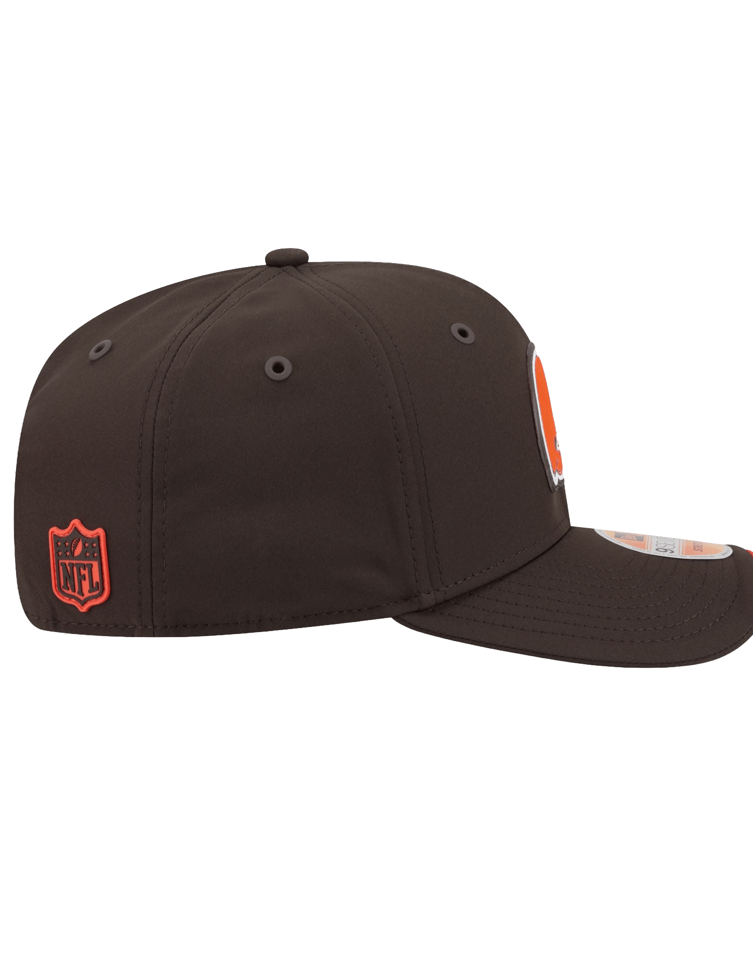 New Era Caps OSFM Cleveland Browns New Era NFL 26 Sideline 9SEVENTY Stretch-Snapback Hat - Brown