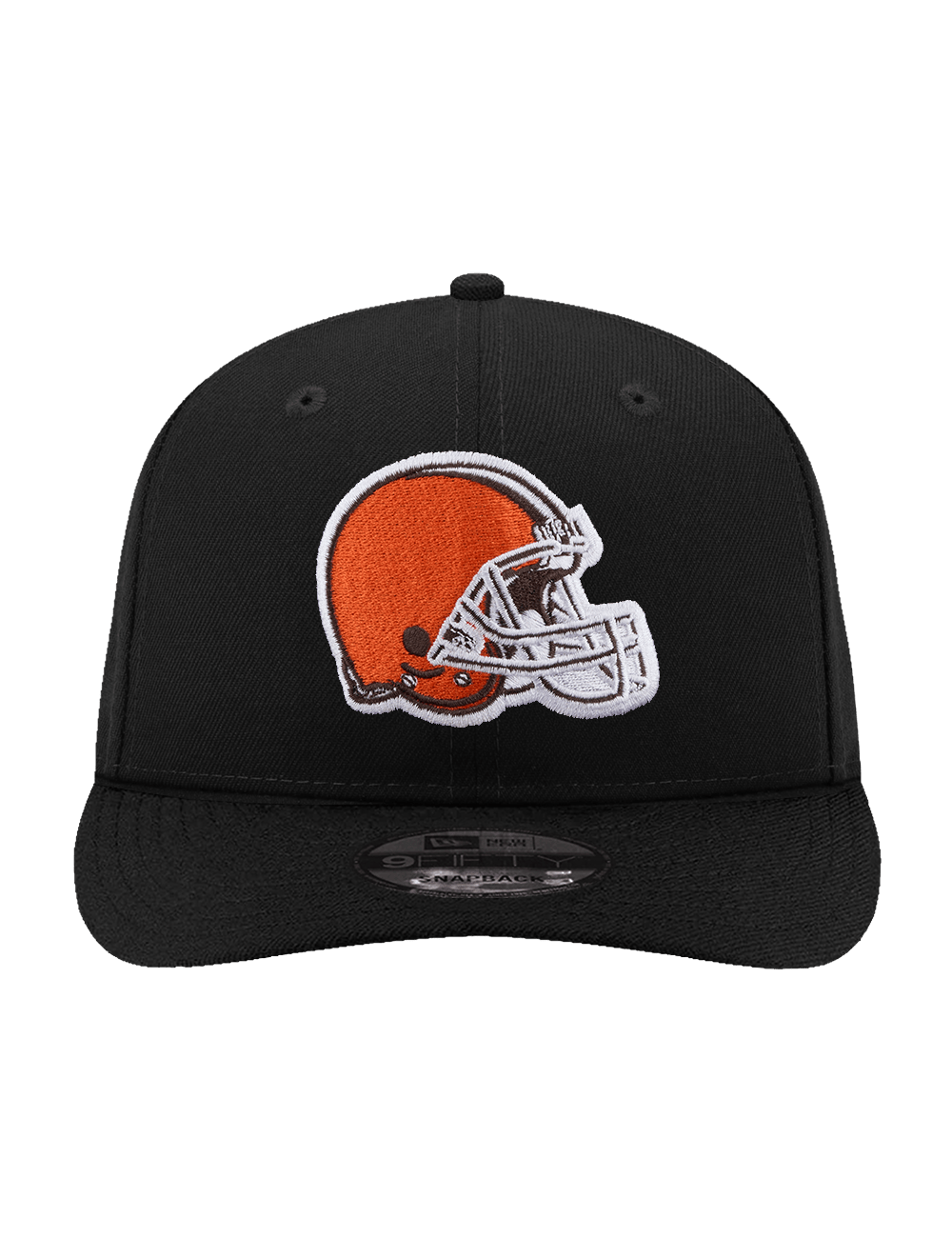 New Era Caps OSFA Cleveland Browns New Era NFL Team 9FIFTY Pre-Curved Snapback Hat - Black