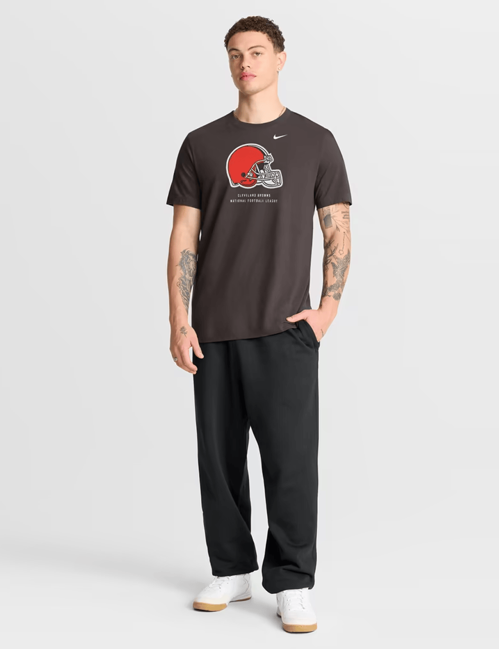 Nike T-Shirts Cleveland Browns Nike NFL Property Of Cotton T-Shirt - Brown