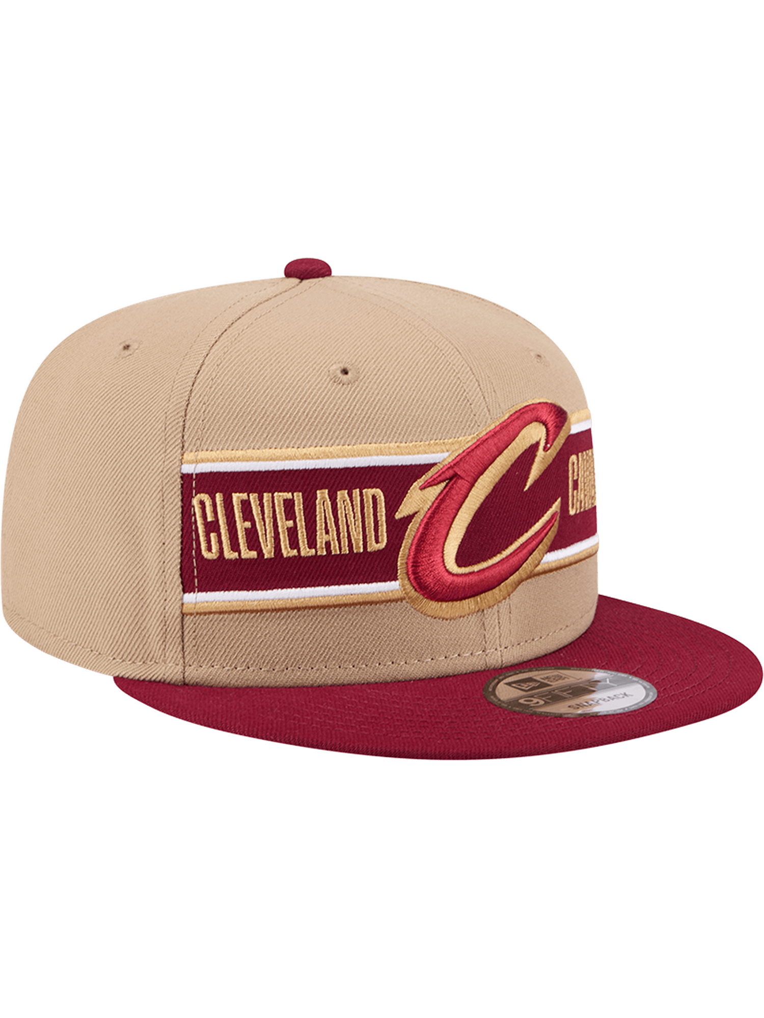 New Era Caps Cleveland Cavaliers New Era NBA 24 Draft 9FIFTY Snapback Hat - Tan