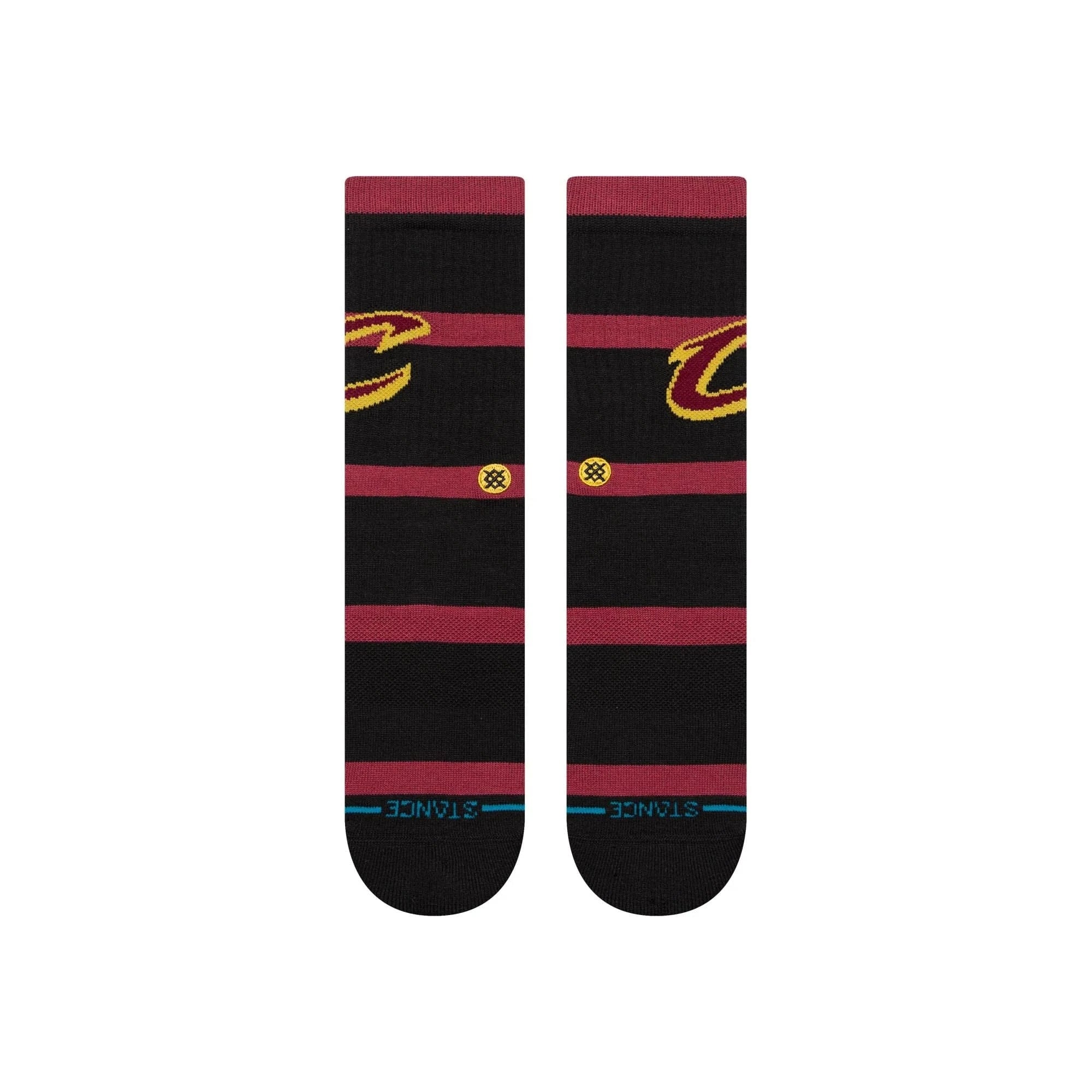 Stance Socks Large (9-12 US) Cleveland Cavaliers Stance NBA Team Prep Crew Socks
