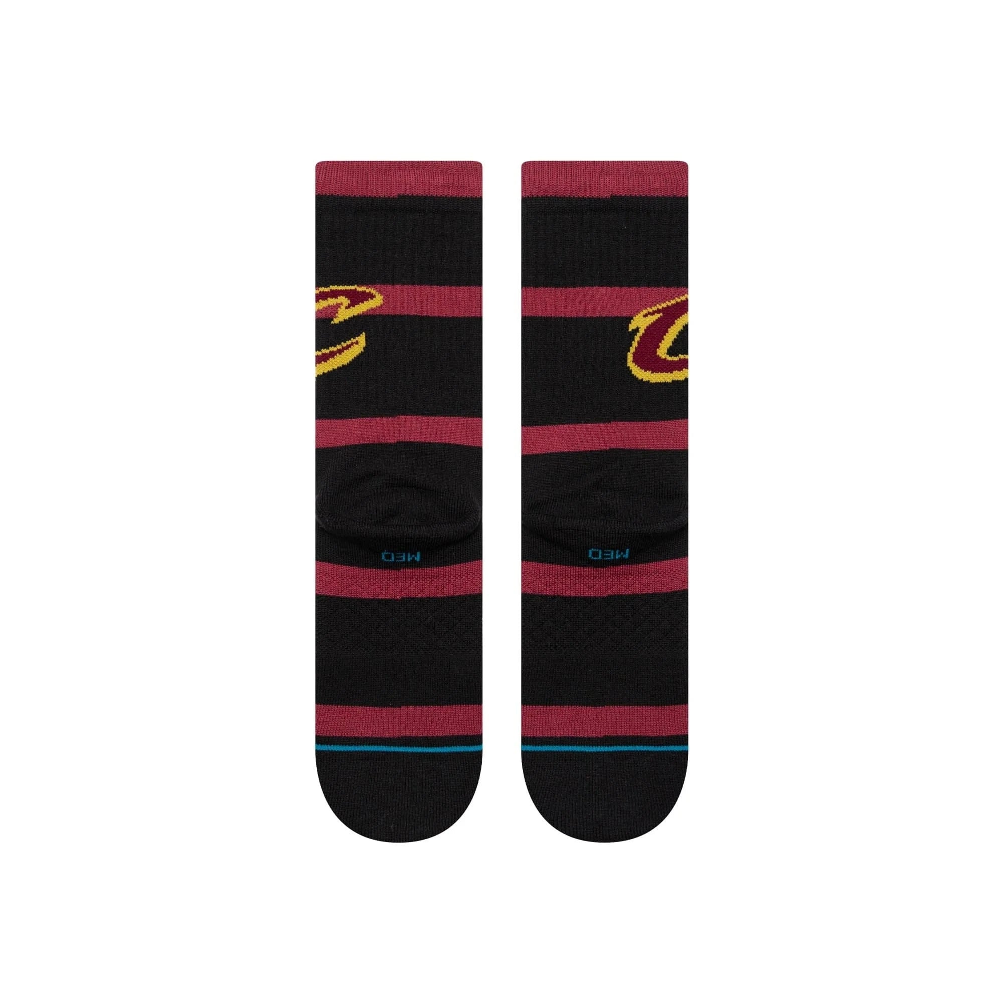 Stance Socks Large (9-12 US) Cleveland Cavaliers Stance NBA Team Prep Crew Socks