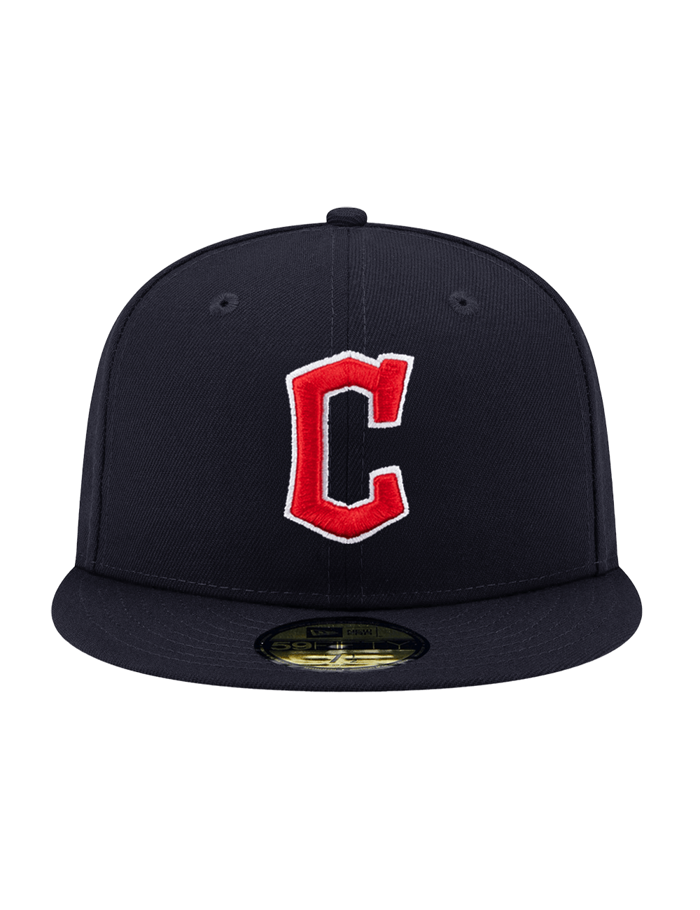 New Era Caps Cleveland Guardians New Era MLB AC On-Field Road 59FIFTY Fitted Hat - Navy
