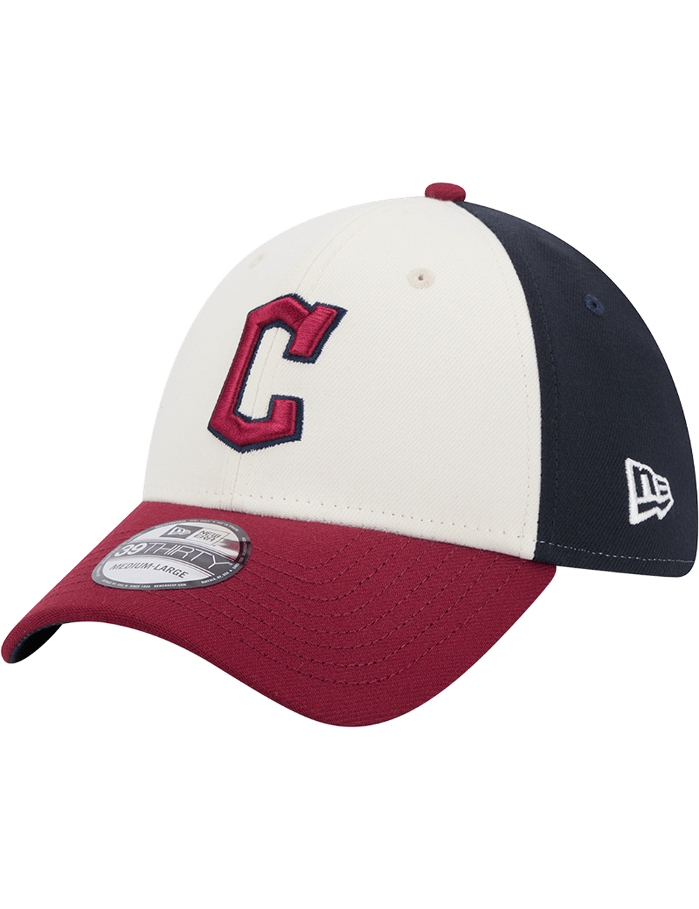 New Era Caps Cleveland Guardians New Era MLB City Connect 39THIRTY Stretch-Fit Hat - Navy