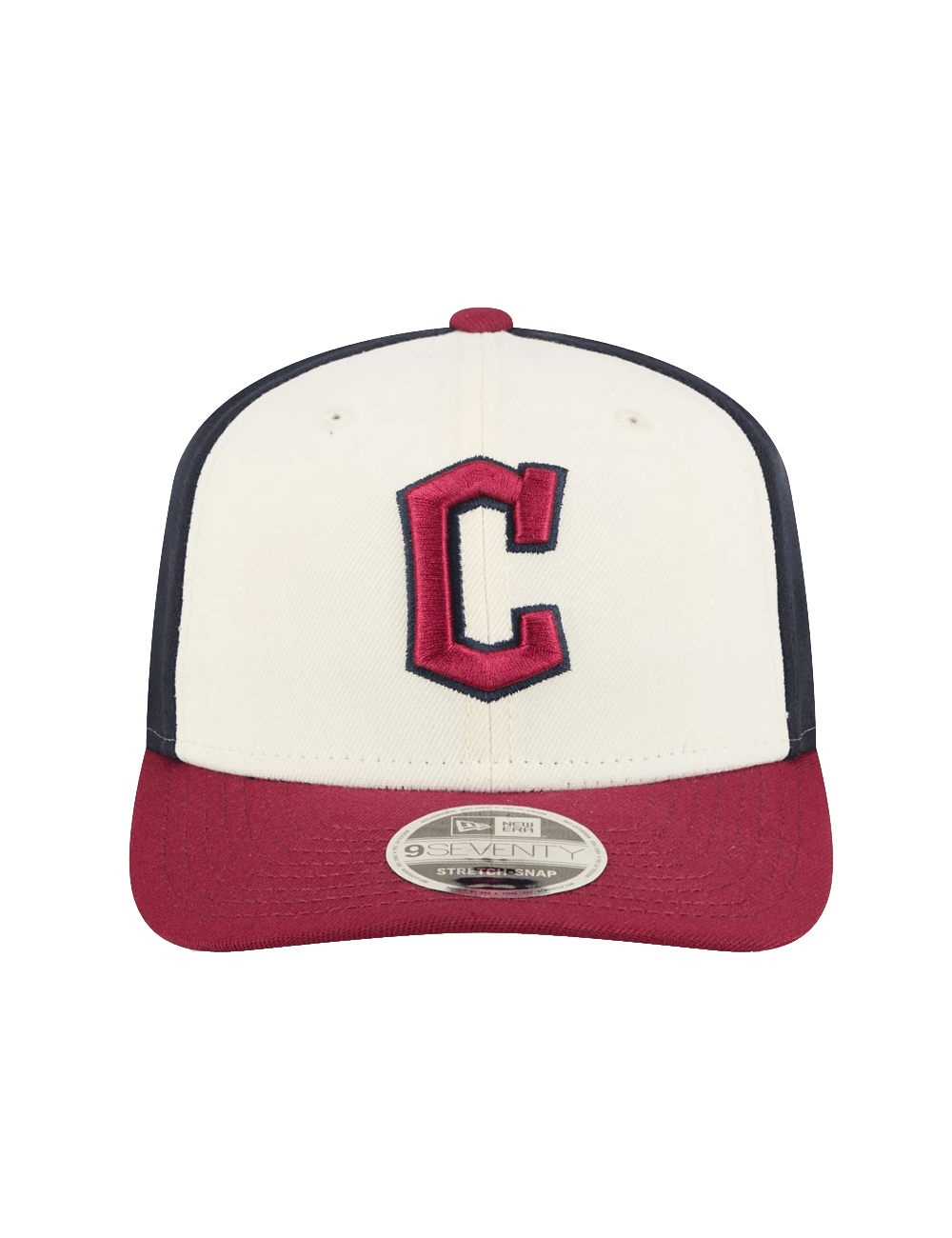 New Era Caps Cleveland Guardians New Era MLB City Connect 9SEVENTY Stretch Snapback Hat - Navy