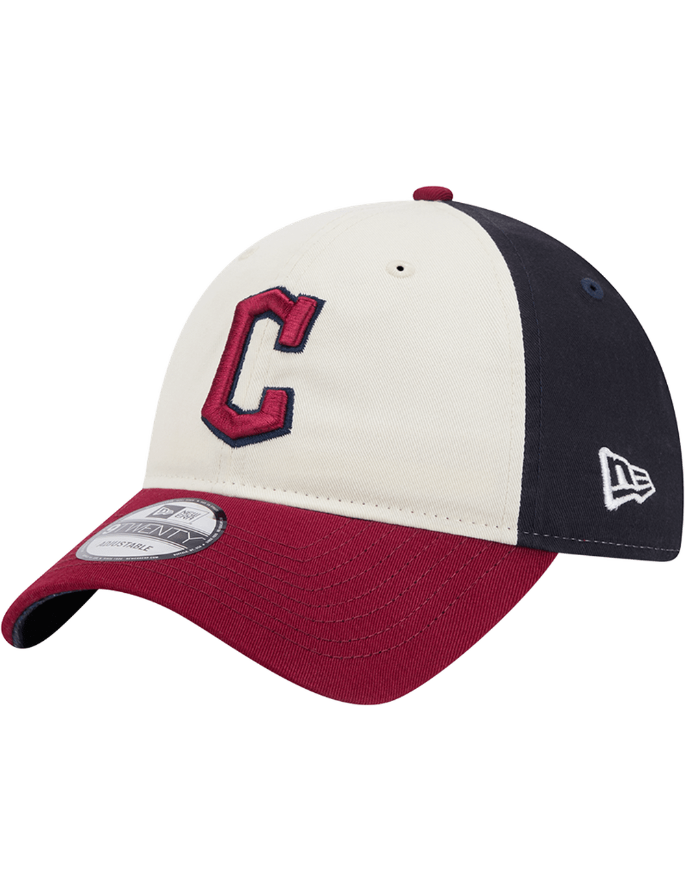 New Era Caps Cleveland Guardians New Era MLB City Connect 9TWENTY Strapback Hat - Navy