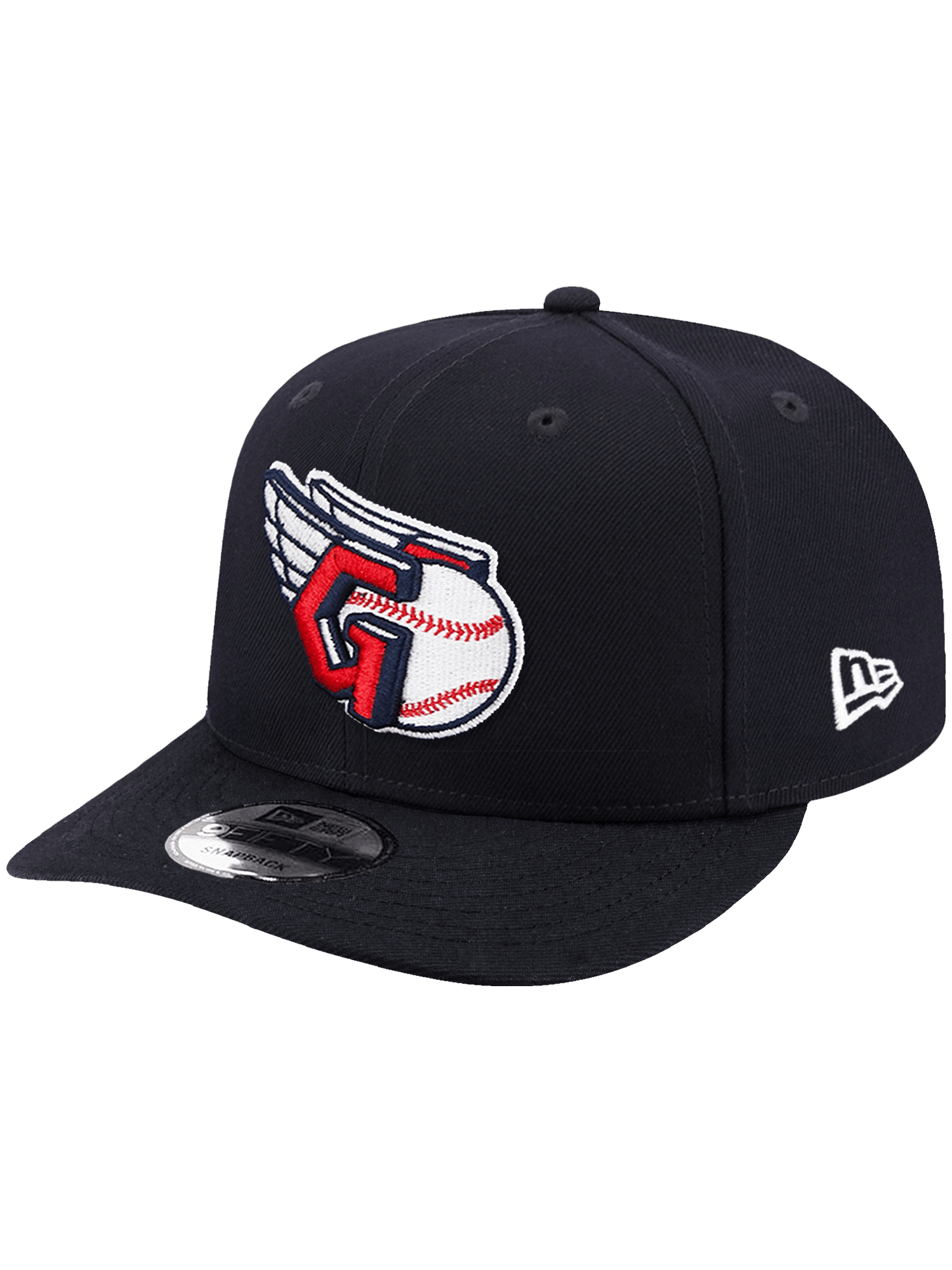 New Era Caps Cleveland Guardians New Era MLB Primary 9FIFTY Pre-Curved Snapback Hat - Navy