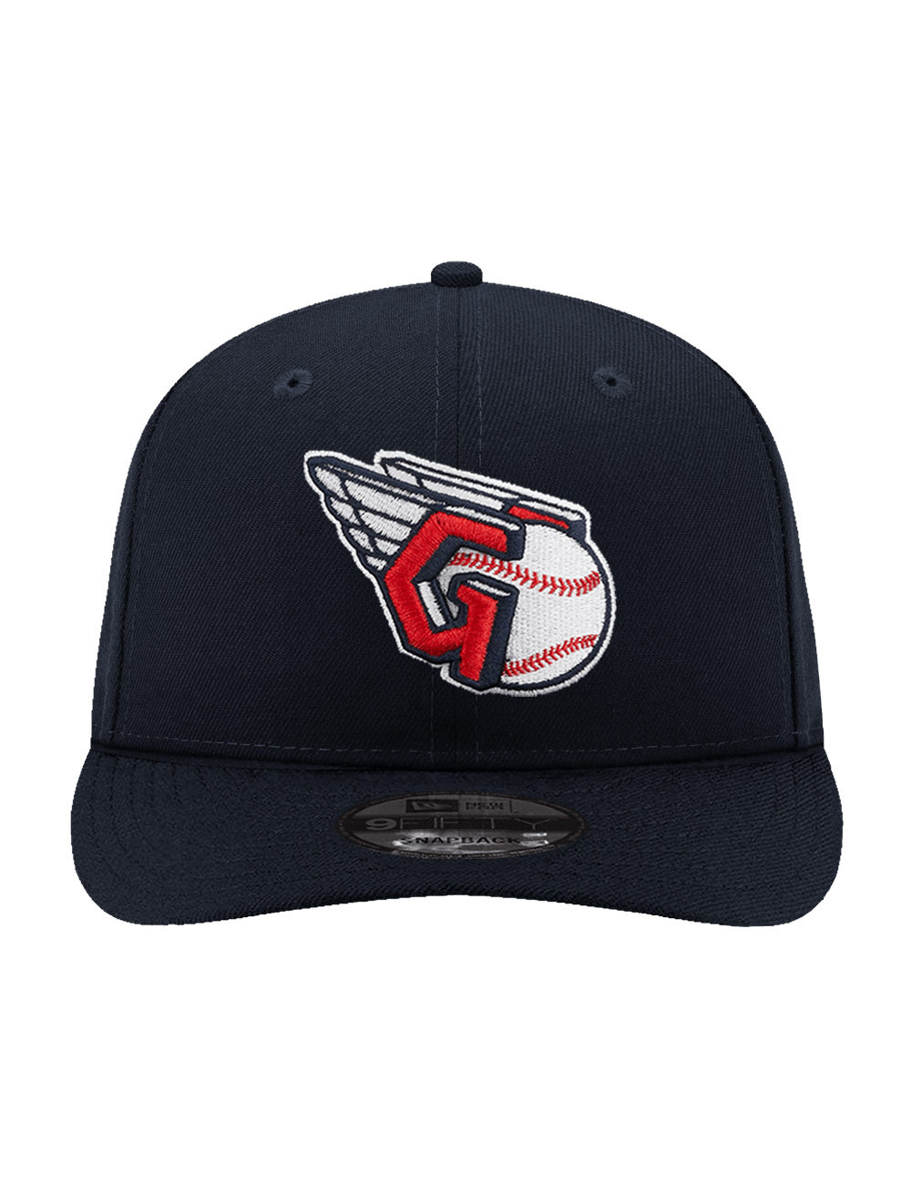 New Era Caps Cleveland Guardians New Era MLB Primary 9FIFTY Pre-Curved Snapback Hat - Navy