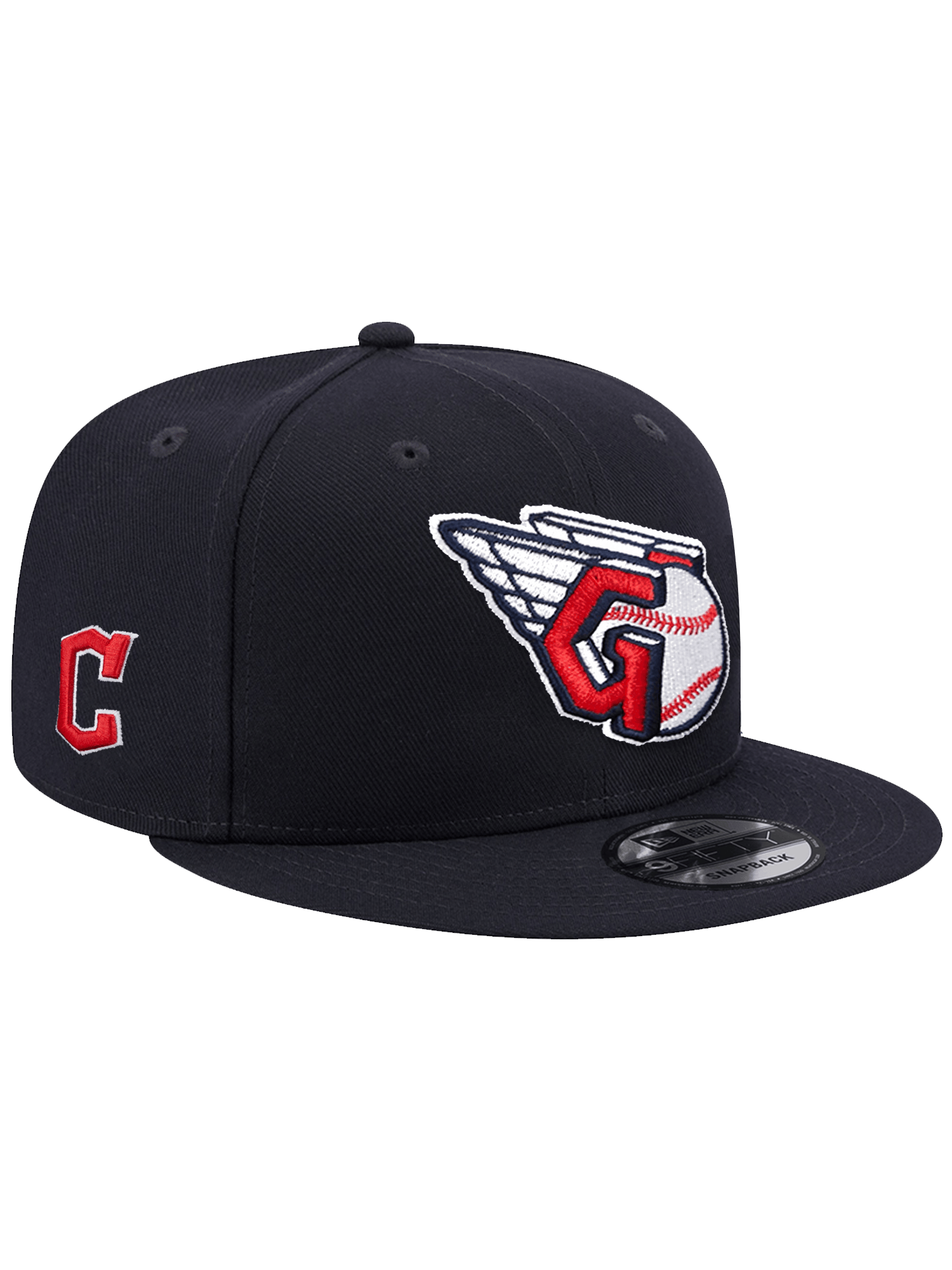 New Era Caps Cleveland Guardians New Era MLB Primary 9FIFTY Snapback Hat - Navy