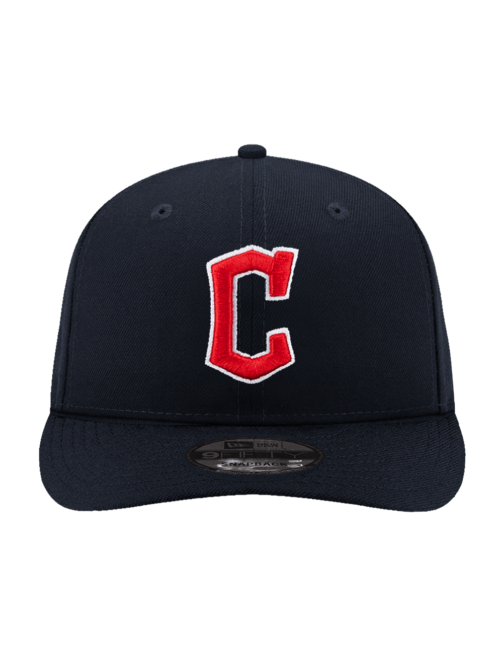 New Era Caps Cleveland Guardians New Era MLB Team 9FIFTY Pre-Curved Snapback Hat - Navy