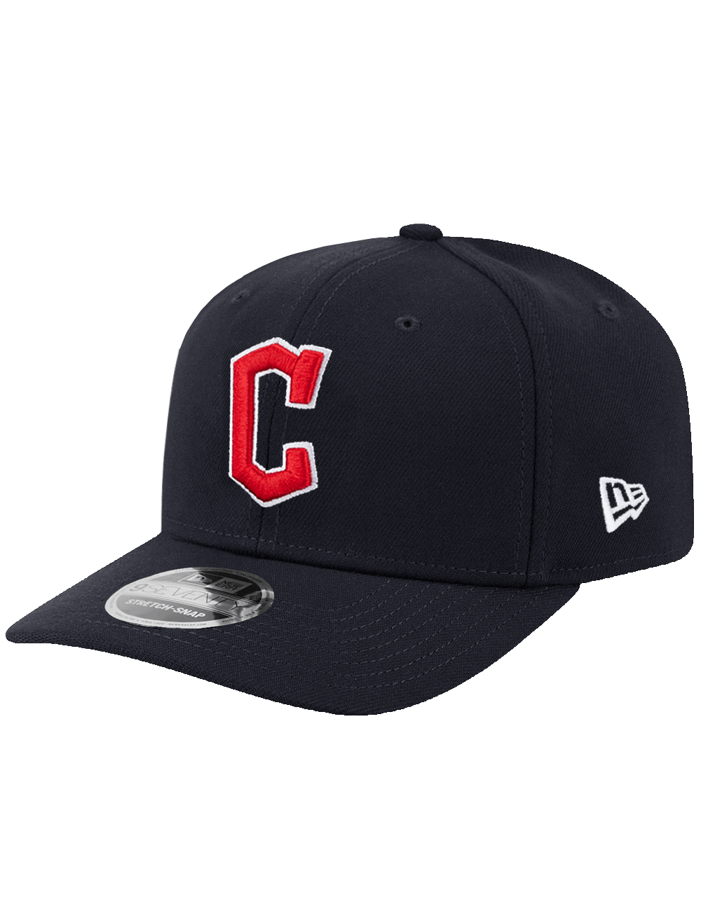 New Era Caps OSFA Cleveland Guardians New Era MLB Team 9SEVENTY Stretch Snapback Hat - Navy