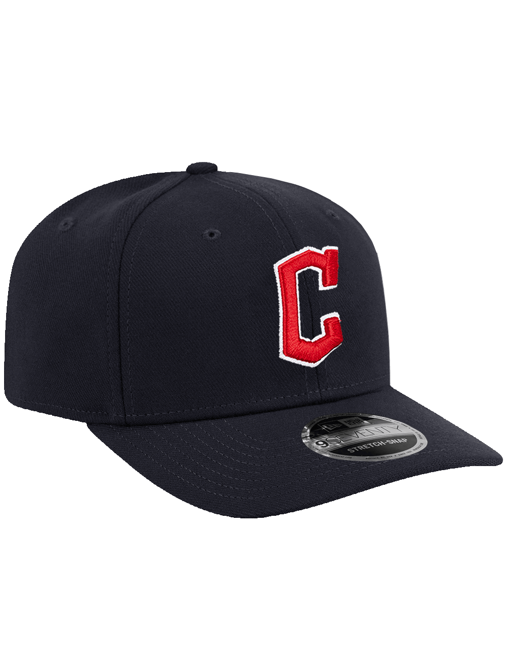 New Era Caps OSFA Cleveland Guardians New Era MLB Team 9SEVENTY Stretch Snapback Hat - Navy