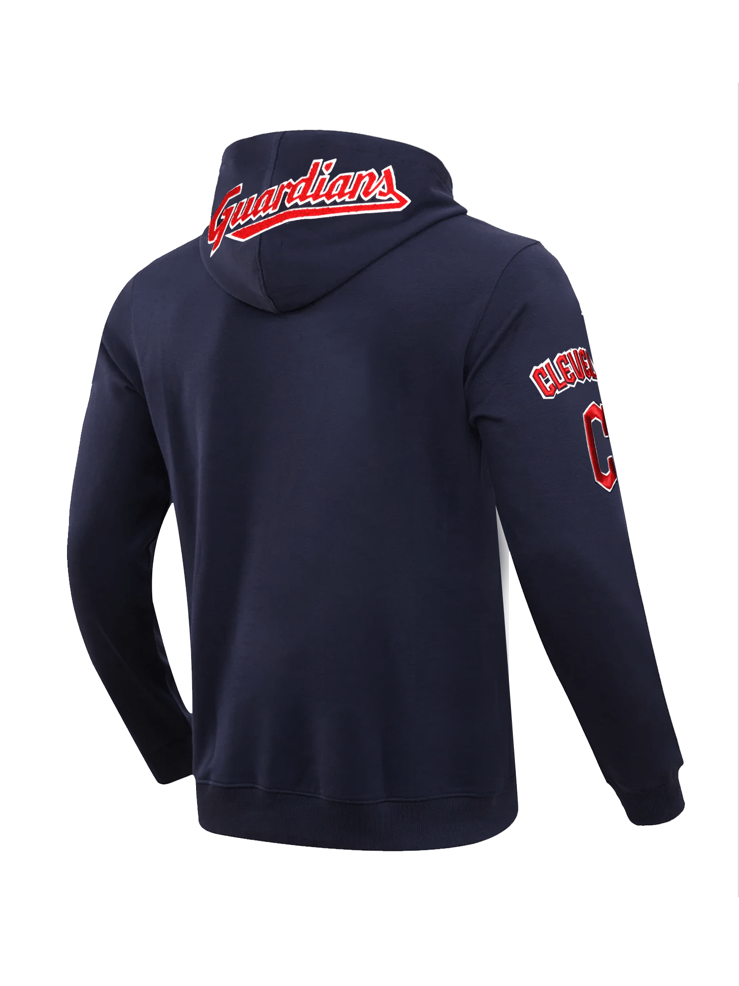 Pro Standard Jumpers Cleveland Guardians Pro Standard MLB Team Chenille Hoodie Jumper  - Navy