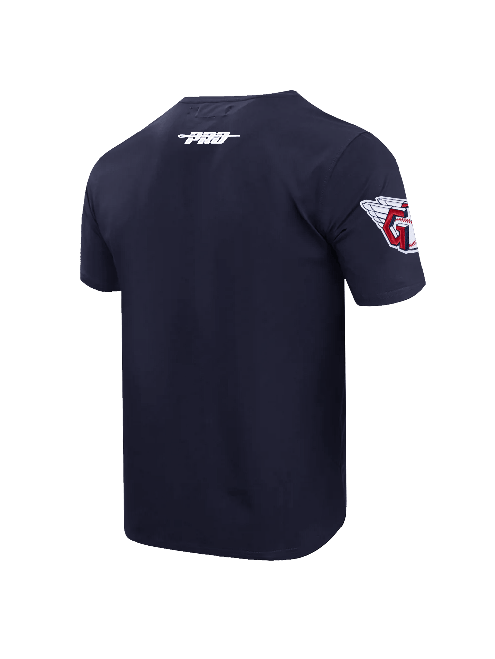 Pro Standard T-Shirts Cleveland Guardians Pro Standard MLB Team Classic Chenille Flex T-Shirt - Navy