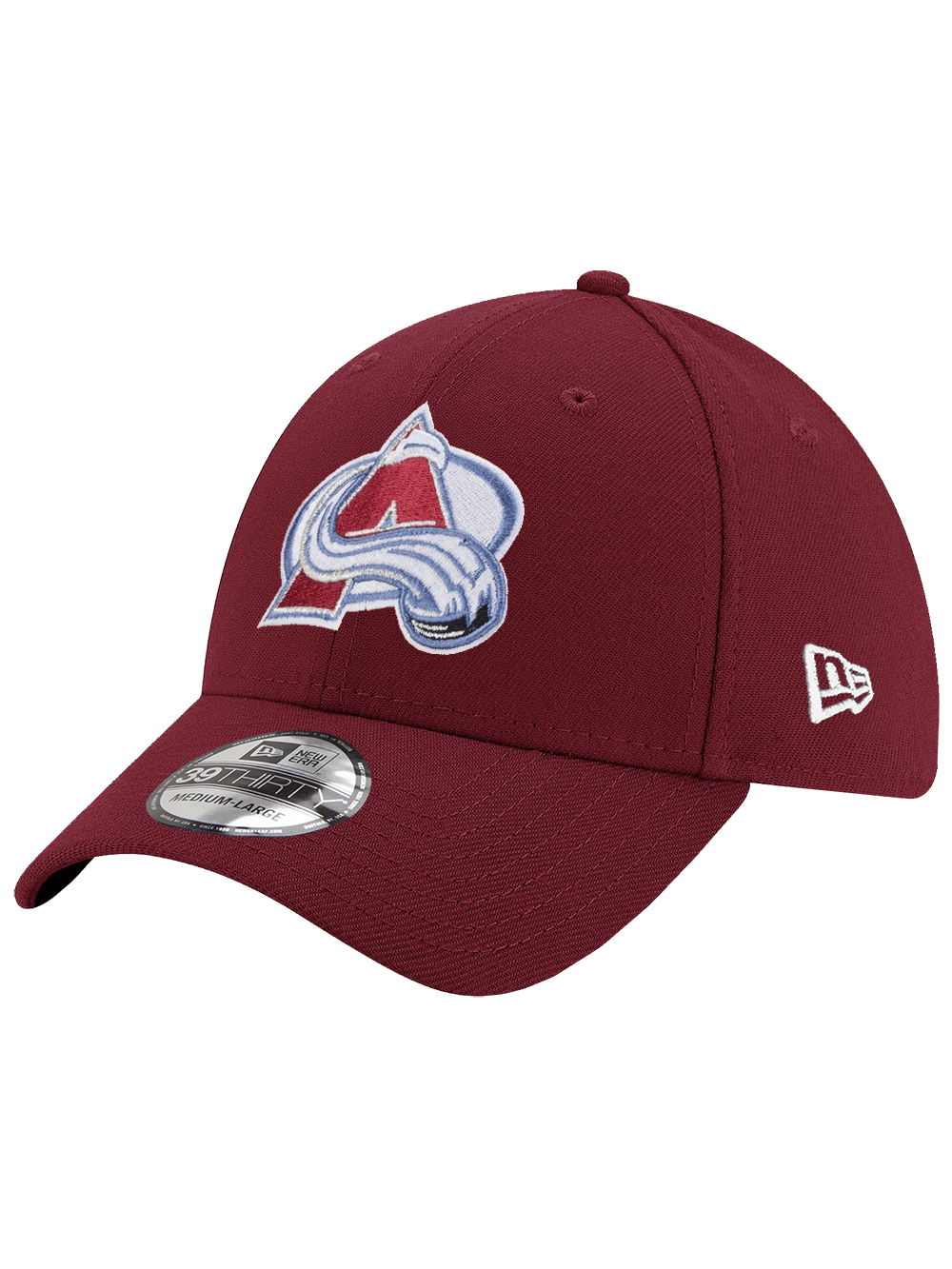 New Era Caps Coloarado Avalanche New Era NHL Team 39THIRTY Stretch-Fit Hat - Burgundy
