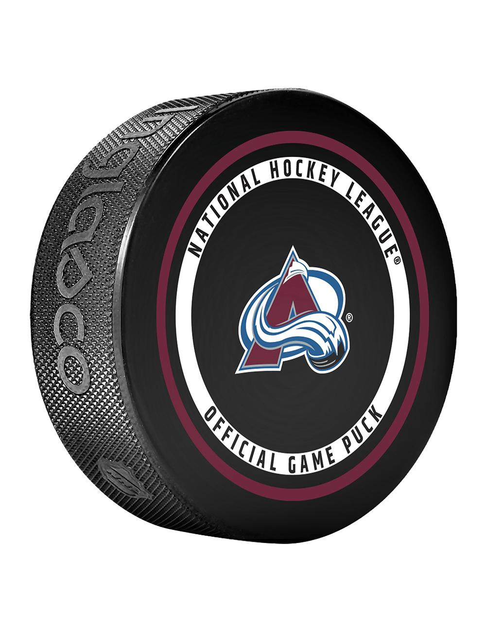 Inglasco Pucks Colorado Avalanche Inglasco NHL 26-27 Official Game Puck In Cube