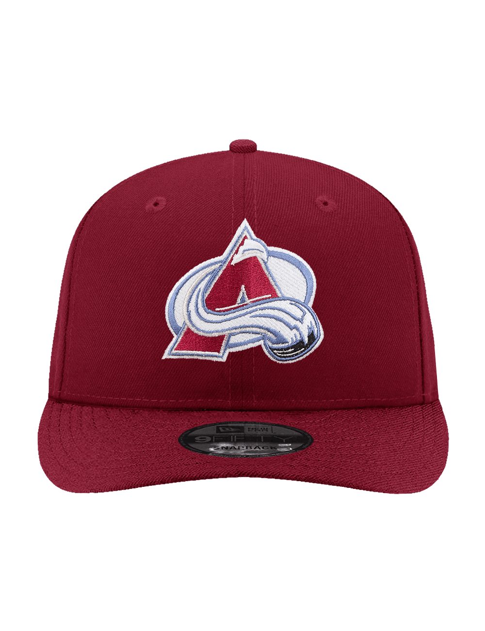 New Era Caps OSFA Colorado Avalanche New Era NHL 25th Ann 9FIFTY Pre-Curved Snapback Hat - Burgundy