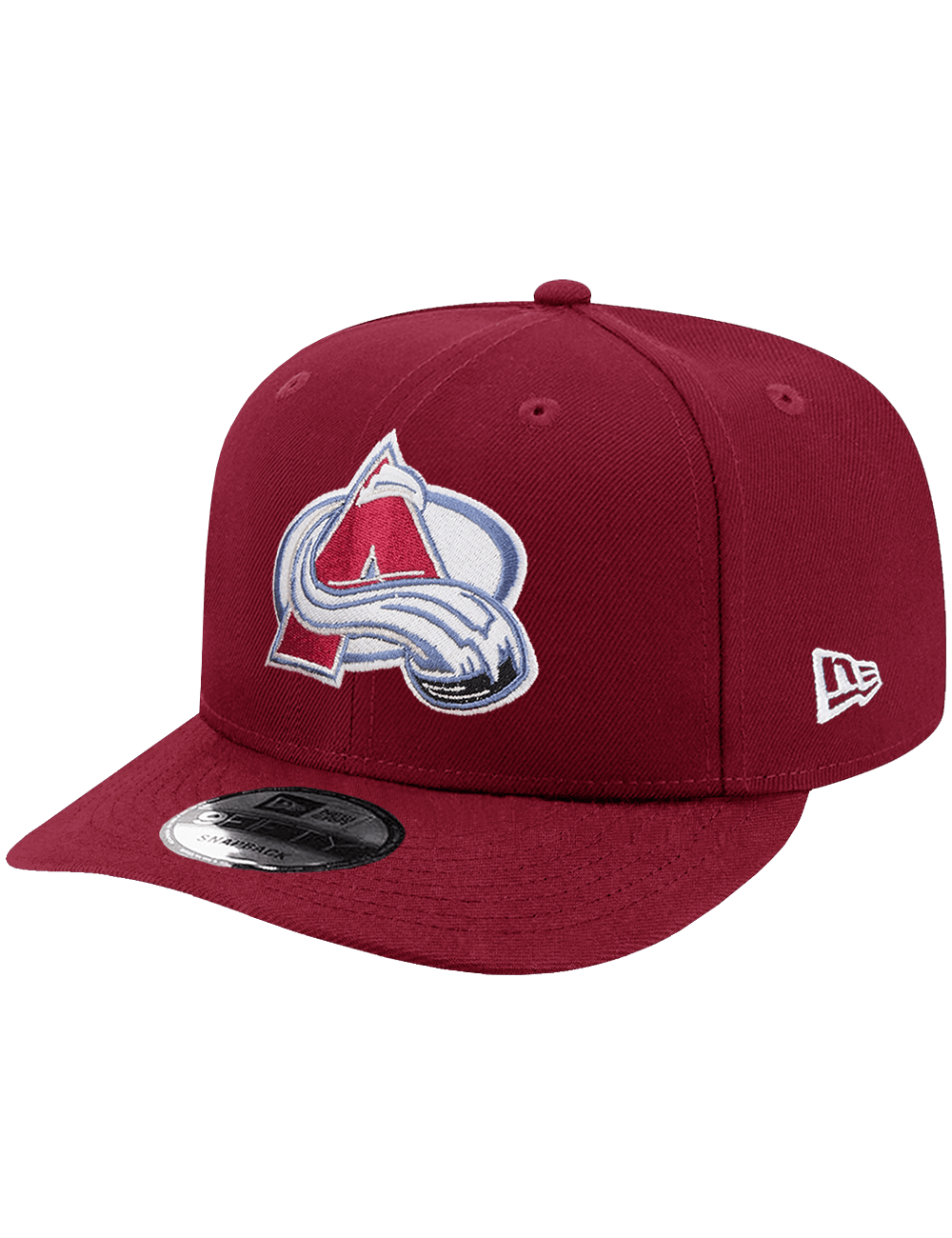 New Era Caps OSFA Colorado Avalanche New Era NHL 25th Ann 9FIFTY Pre-Curved Snapback Hat - Burgundy