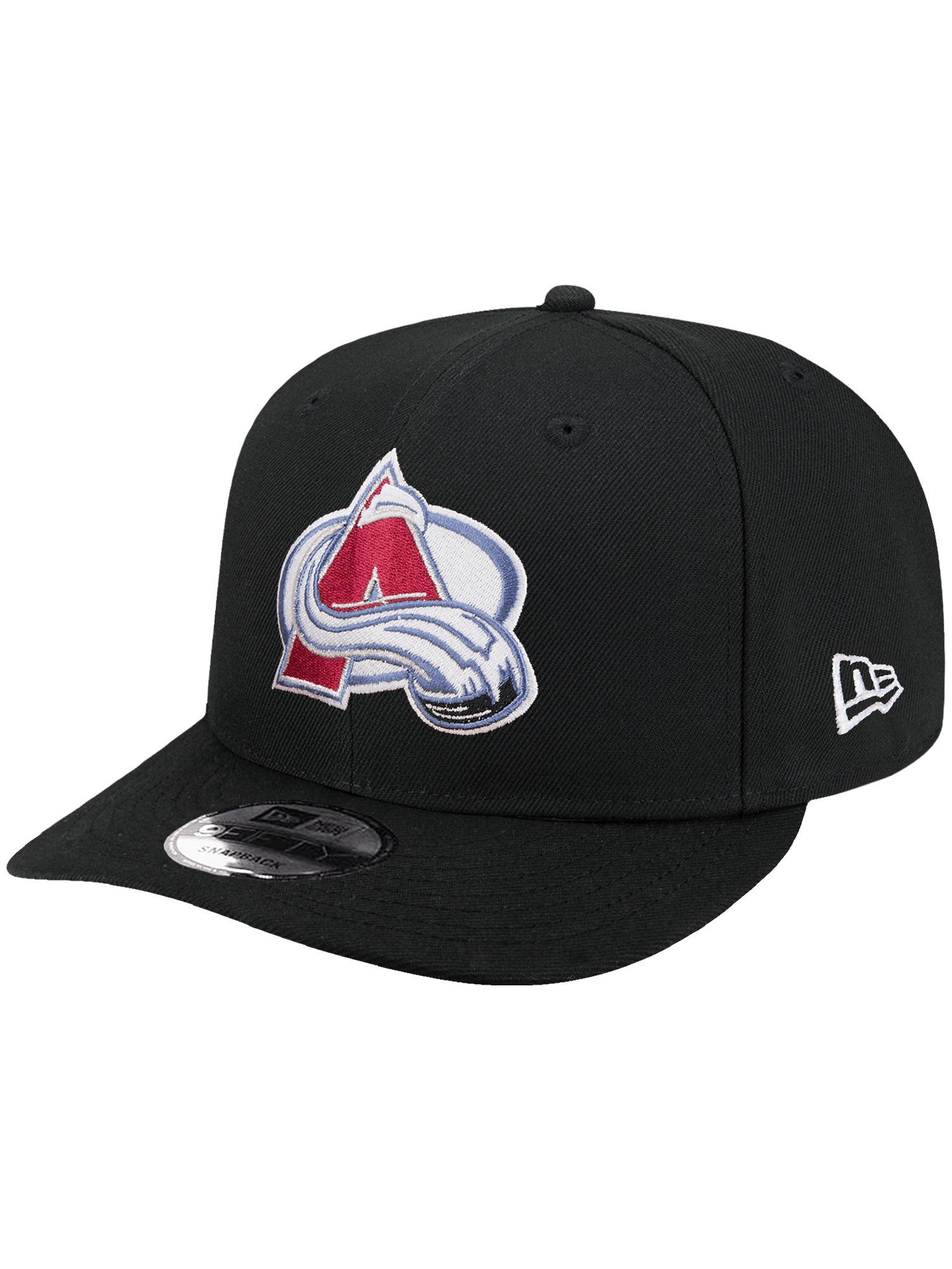 New Era Caps OSFA Colorado Avalanche New Era NHL Team 9FIFTY Pre-Curved Snapback Hat - Black