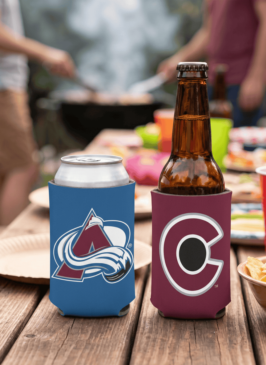Wincraft Accessories Colorado Avalanche Wincraft NHL Double Sided Can Cooler/Stubby Holder