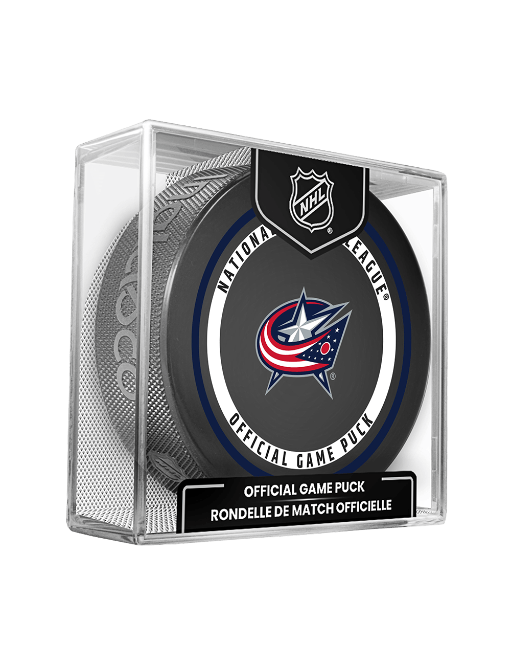 Inglasco Pucks Columbus Blue Jackets Inglasco NHL 26-27 Official Game Puck In Cube