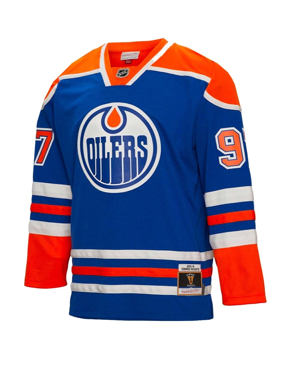 Mitchell And Ness Jerseys Connor McDavid Edmonton Oilers Mitchell & Ness NHL 15-16 Blue Line Jersey