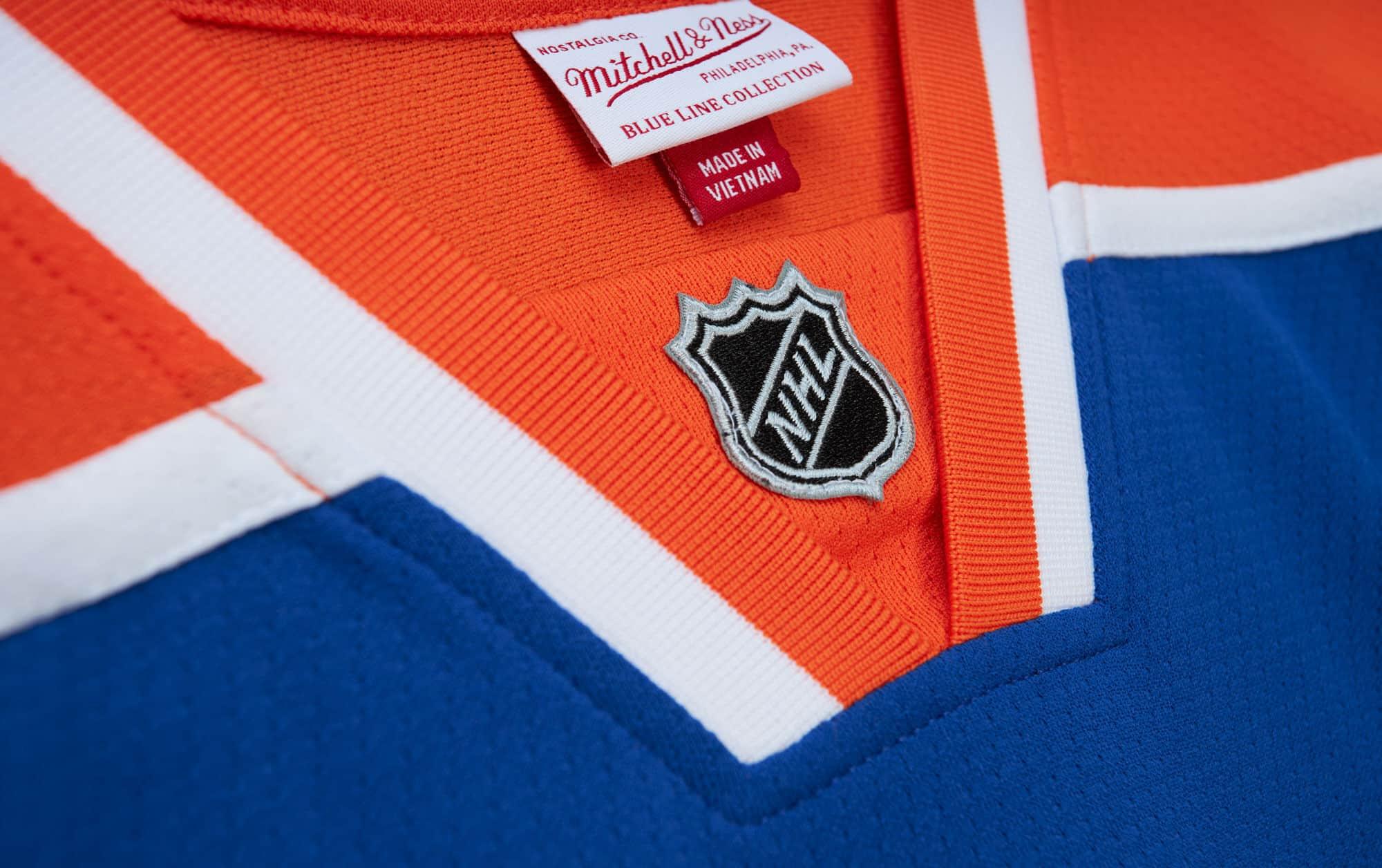 Mitchell And Ness Jerseys Connor McDavid Edmonton Oilers Mitchell & Ness NHL 15-16 Blue Line Jersey