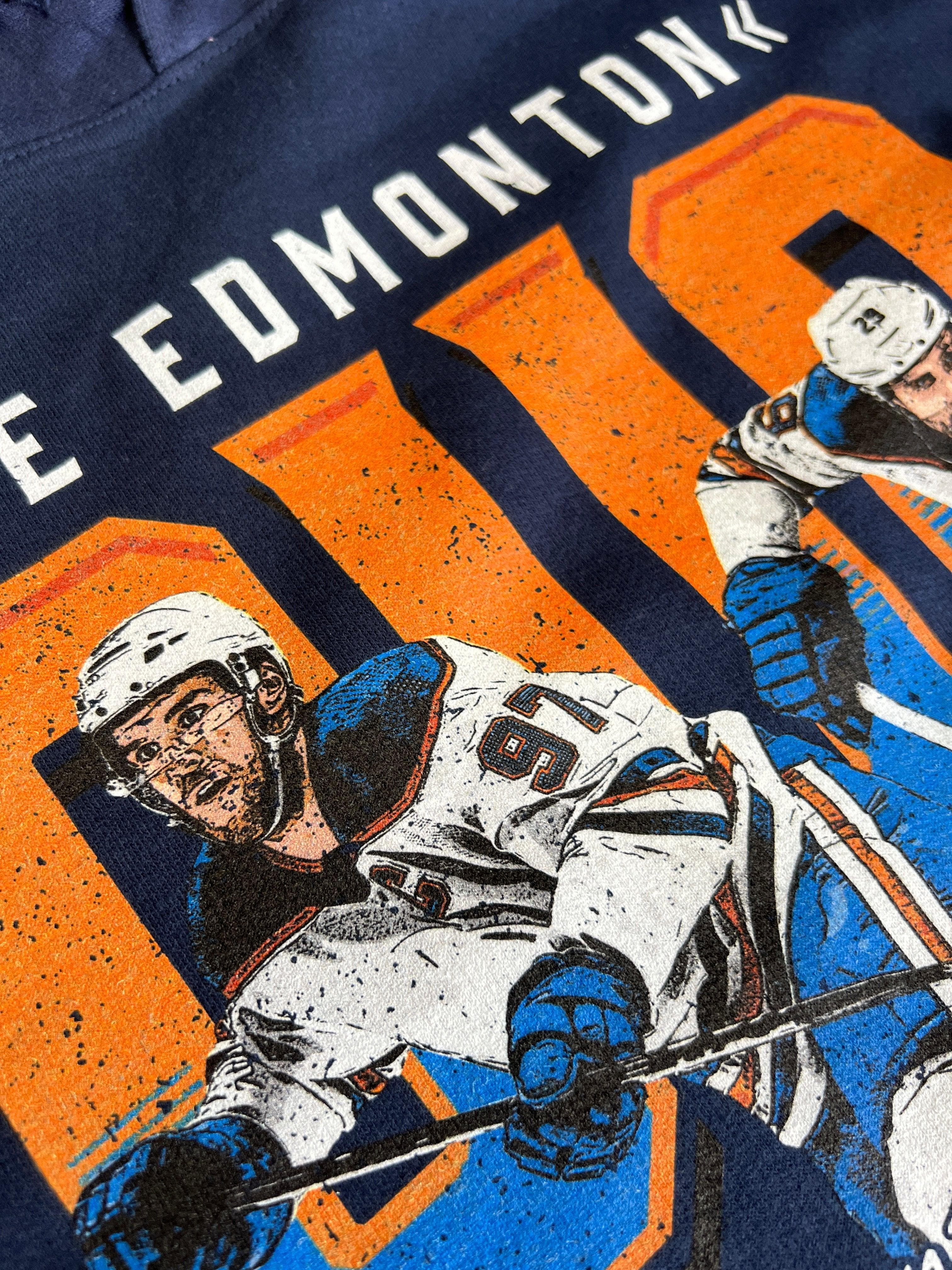 500 Level Jumpers Connor McDavid/Leon Draisaitl Edmonton Oilers 500 Level NHL Duo Hoodie Jumper - Navy