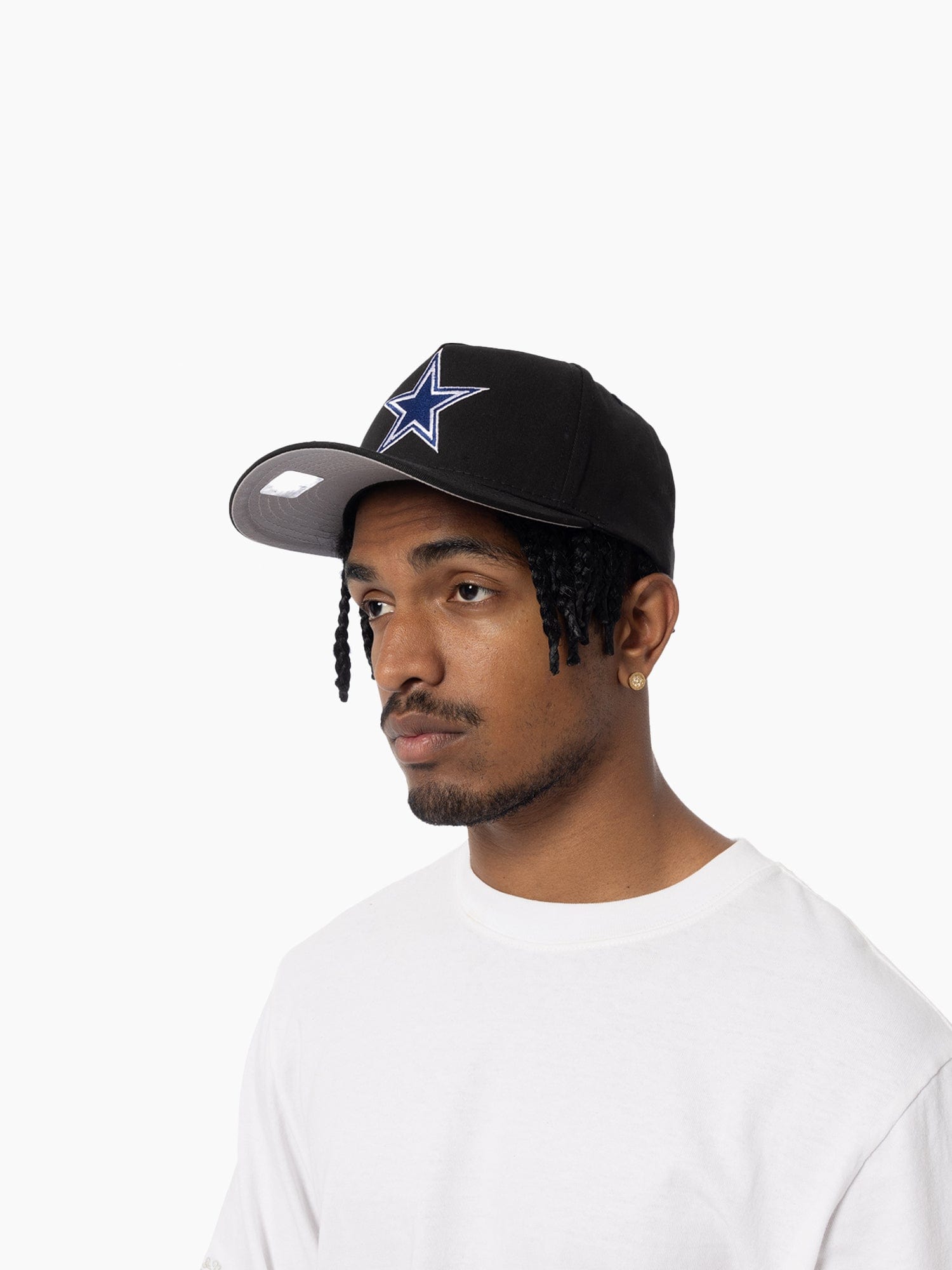 Mitchell And Ness Caps Dallas Cowboys Mitchell & Ness NFL Team Pro Pinch Snapback Hat - Black