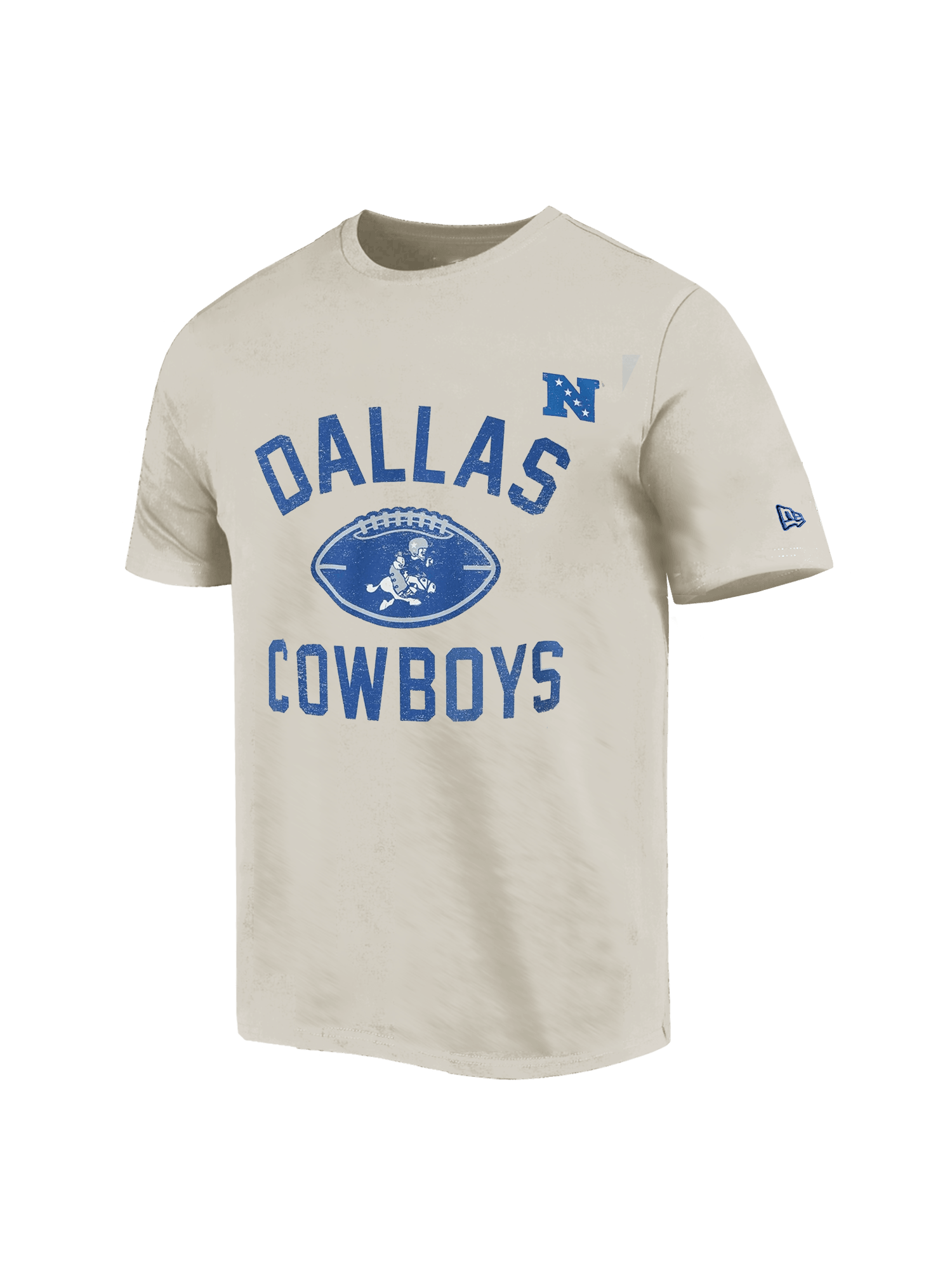 New Era T-Shirts Dallas Cowboys New Era NFL 24 Sideline Historic T-Shirt - Stone