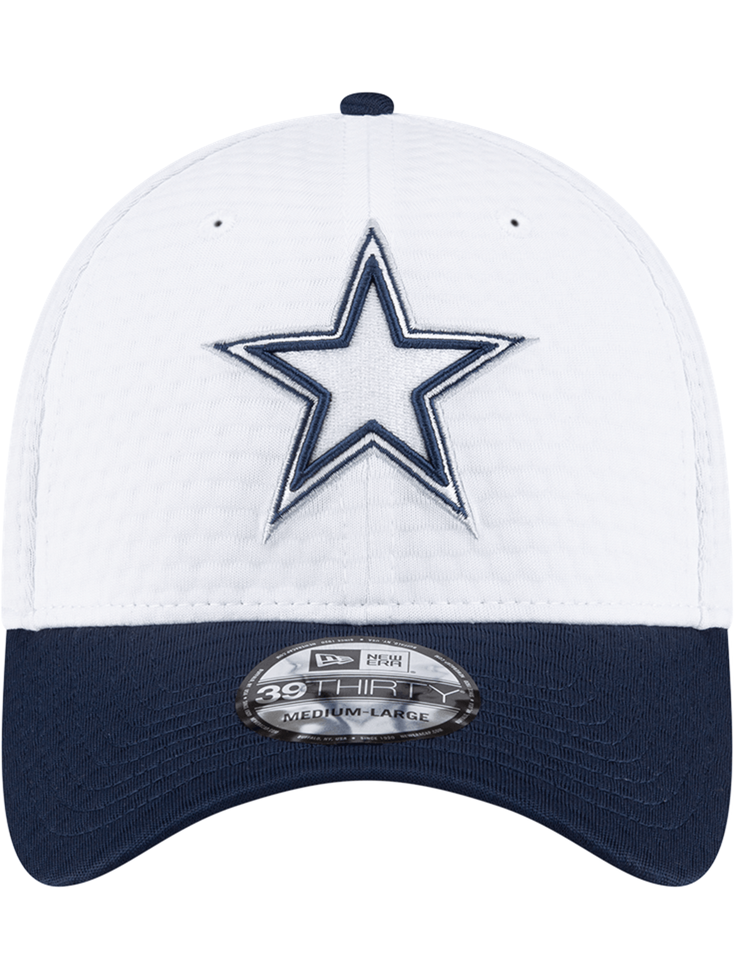 New Era Caps Dallas Cowboys New Era NFL 24 Training 39THIRTY Stretch-Fit Hat - White